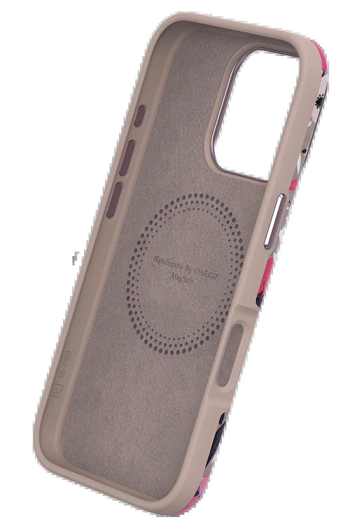 İphone 14 Pro Flower Seri̇es Magsafe Kapak - Pembe
