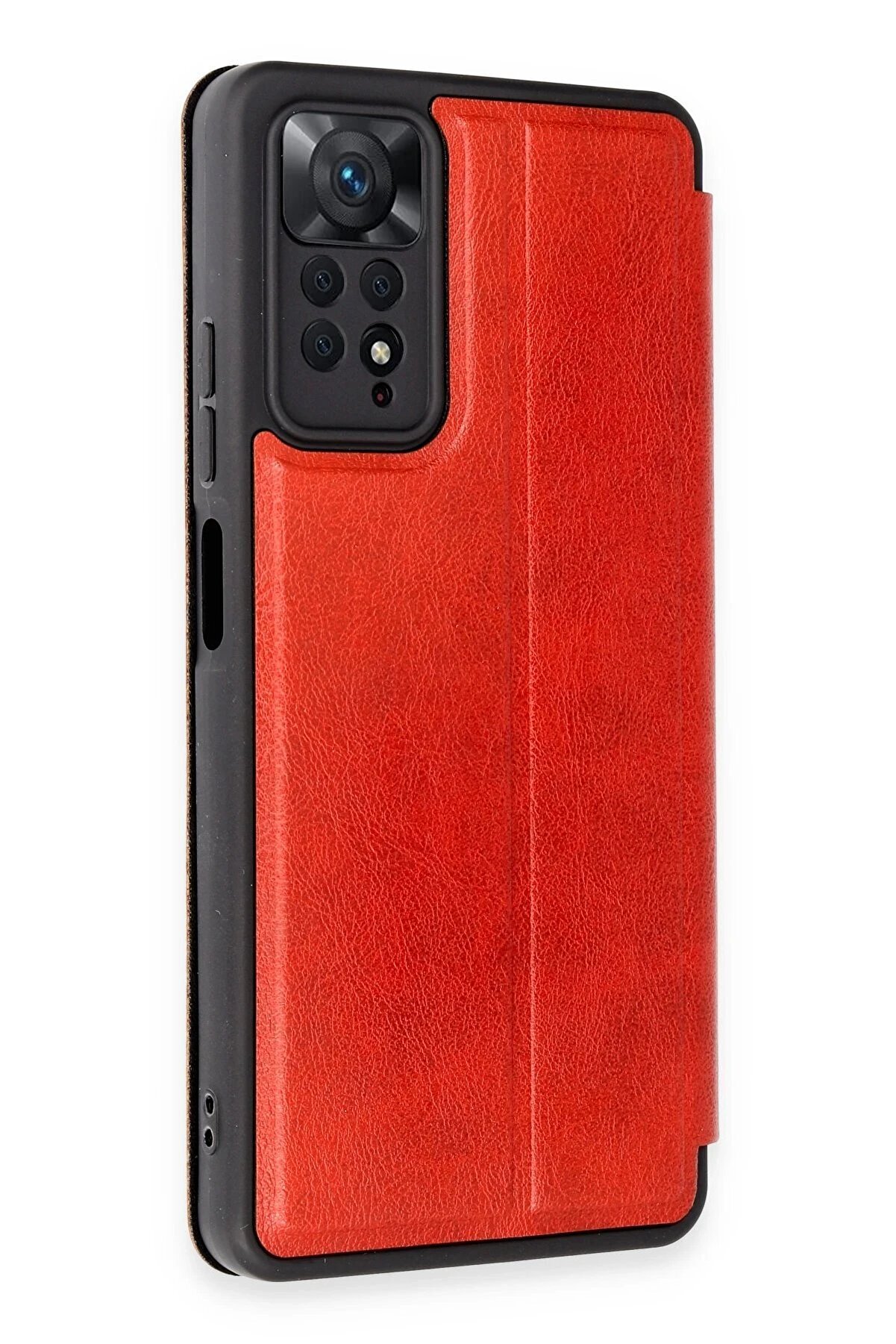 Xi̇aomi̇ Redmi̇ Note 12 Pro 4G Kılıf Fli̇p Cover - Kırmızı