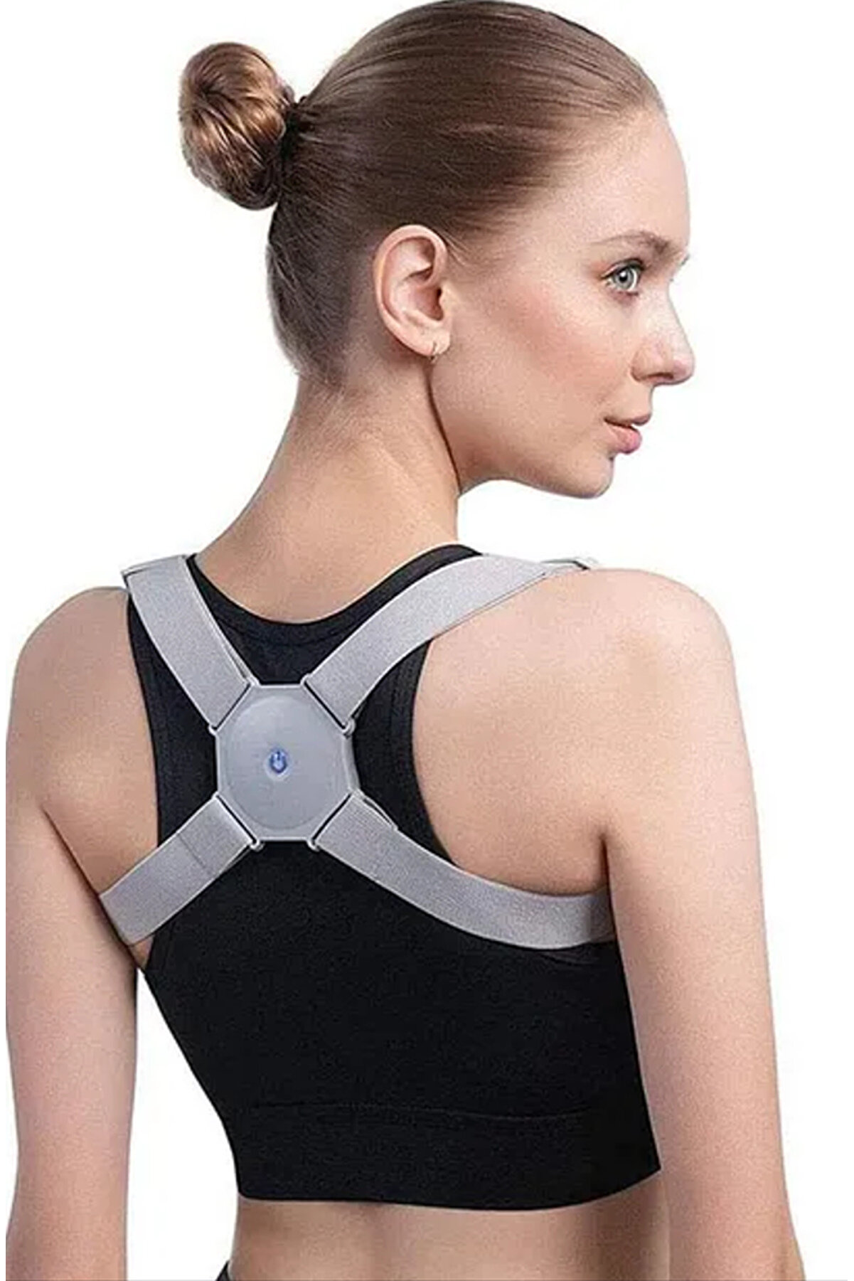 Sensörlü Di̇k Duruş Korsesi̇ Şarjlı Ti̇treşi̇mli̇ Kamburluk Önleyi̇ci̇ Di̇k Duruş Korsesi̇ Kadın Erkek