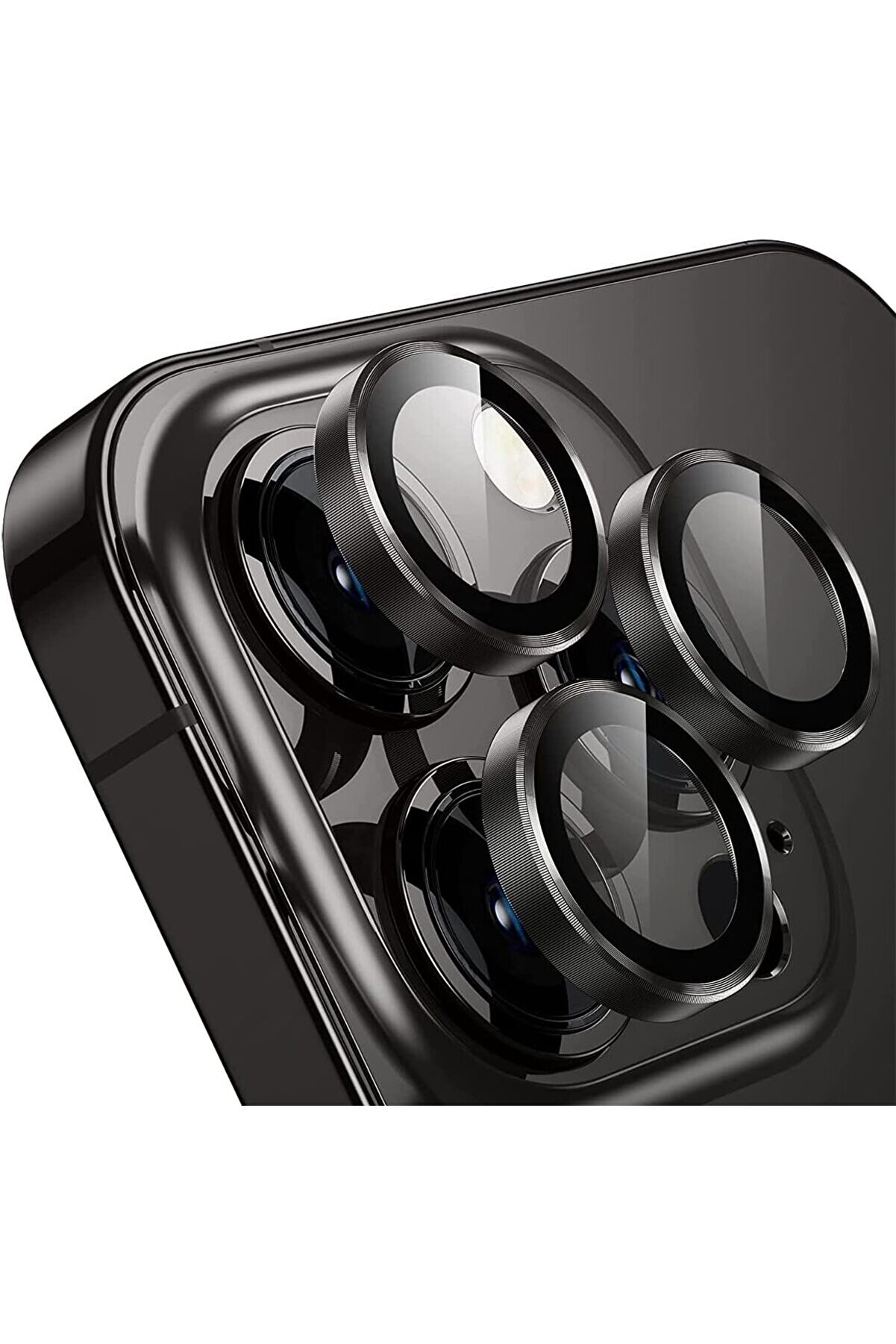 STOREMAX ynsShoping LABS 13 Pro / 13 Pro Max Screen Protector 9H Safir Cam Kamera Metal Lens Siyah, Labs NewT