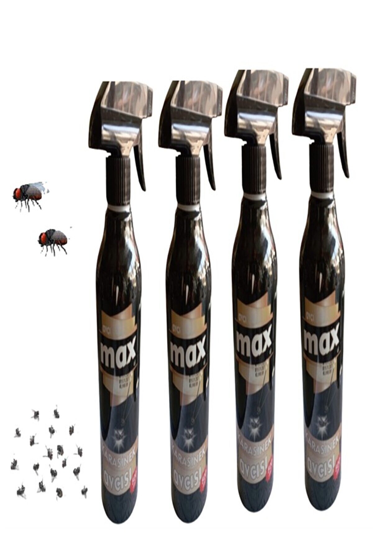 Toprak Ki̇myasal Kara Si̇nek Avcısı Avcı Max 500Ml X 4 Adet ( Yeni̇ &Uuml;reti̇m  - Yeni̇ Ambalaj)