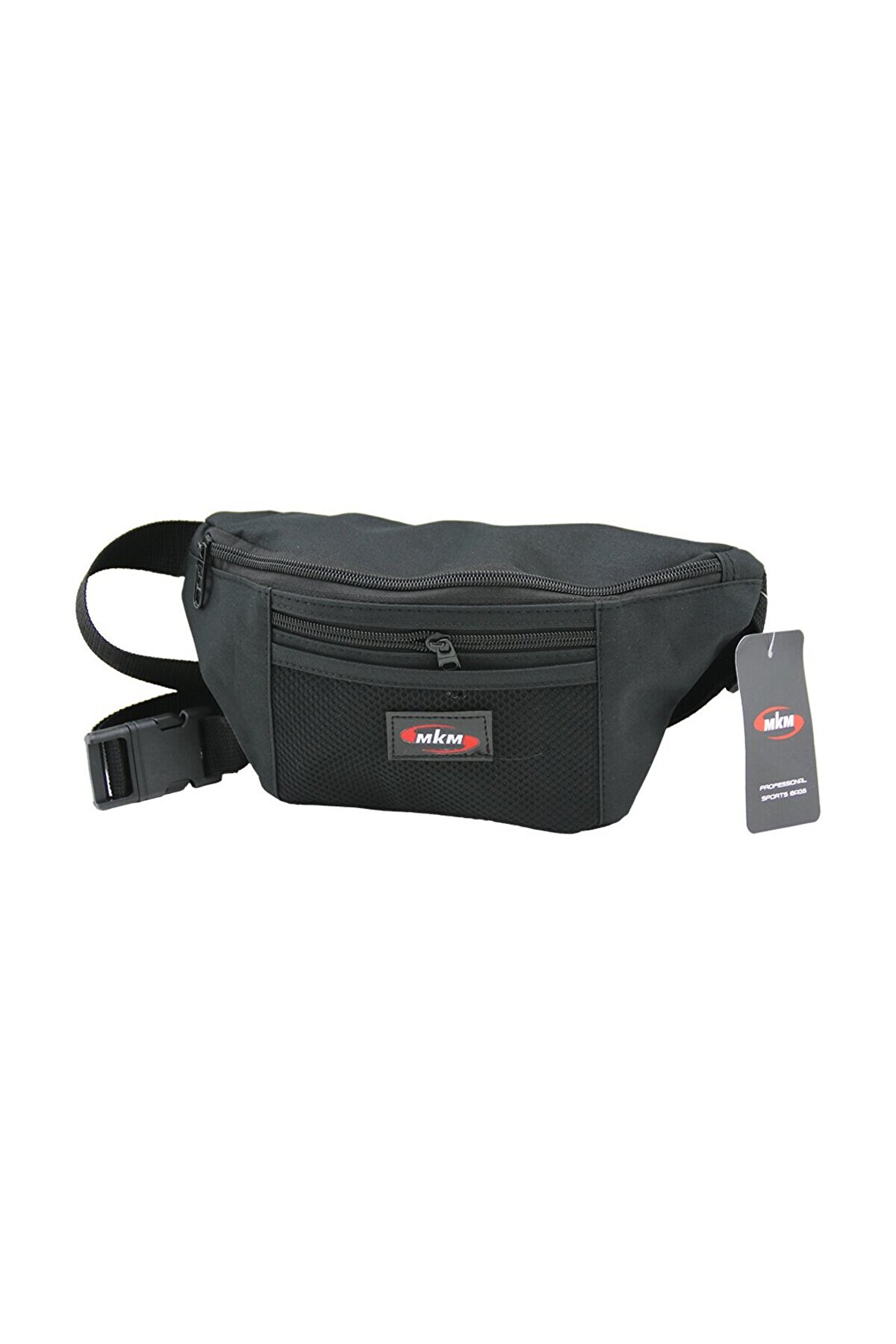 Go İthalat Freebek Bel &Ccedil;antası 3 Fermuarlı B&ouml;lme + 1 Fi̇leli̇ A&ccedil;ık B&ouml;lme 10 X 11.5 X 25Cm (5258)