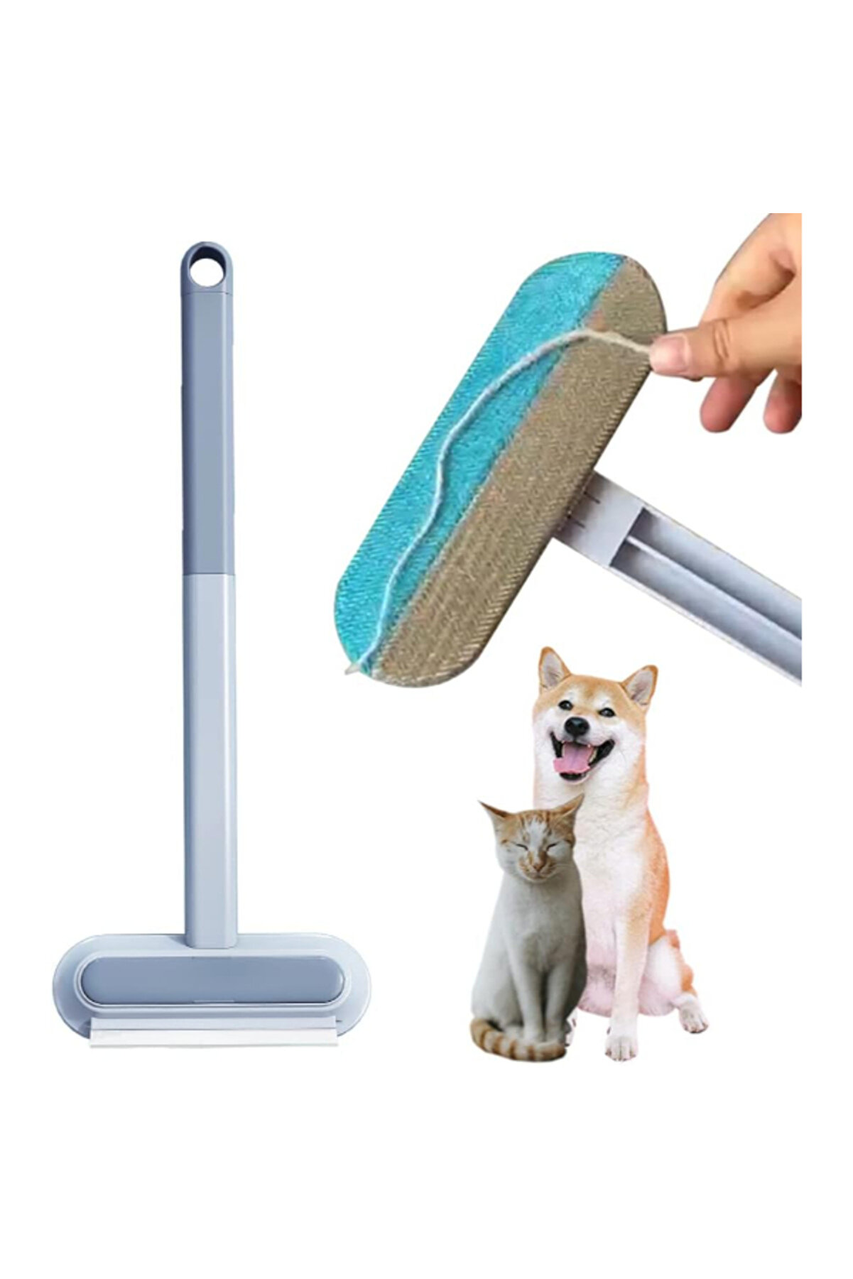 Uzun Saplı Evci̇l Hayvan Tüy Temi̇zleme Fırçası