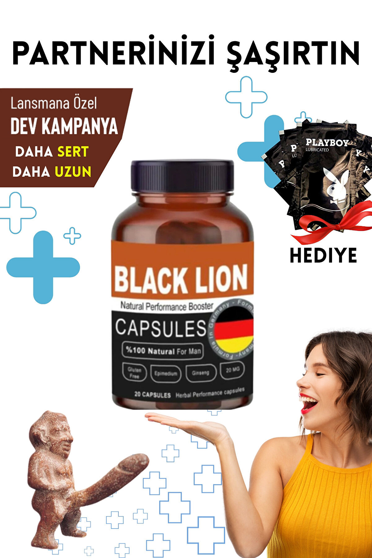 Black Li̇on Xxl Erkeklere Özel Ürün Seti̇