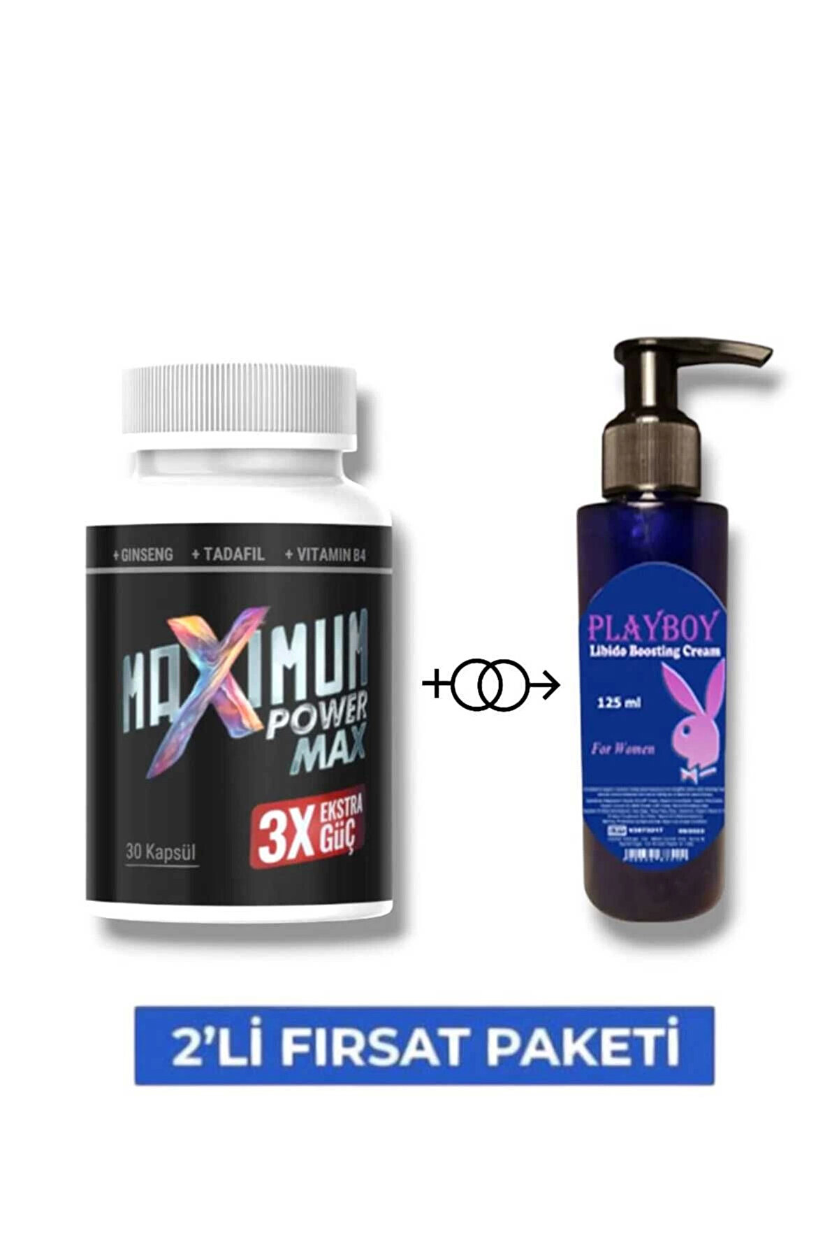 Maxi̇mum Power Erkeklere Özel Bölge Destekleyi̇ci̇ 30 Lu Muci̇zevi̇ Li̇bi̇do Arttırıcı Krem 125 Ml