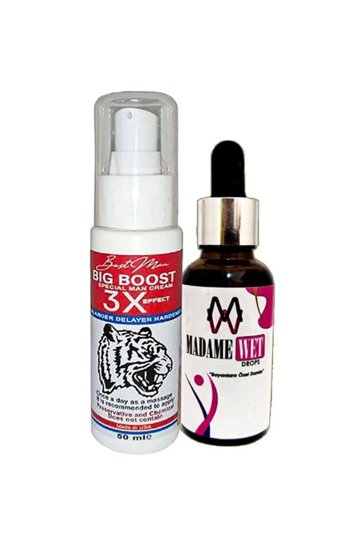Adoil Bigboost Erkeğe 3xeffect Krem 50 Ml + Yanında 1 Şişe Madamewet Canlandırıcı Içecek