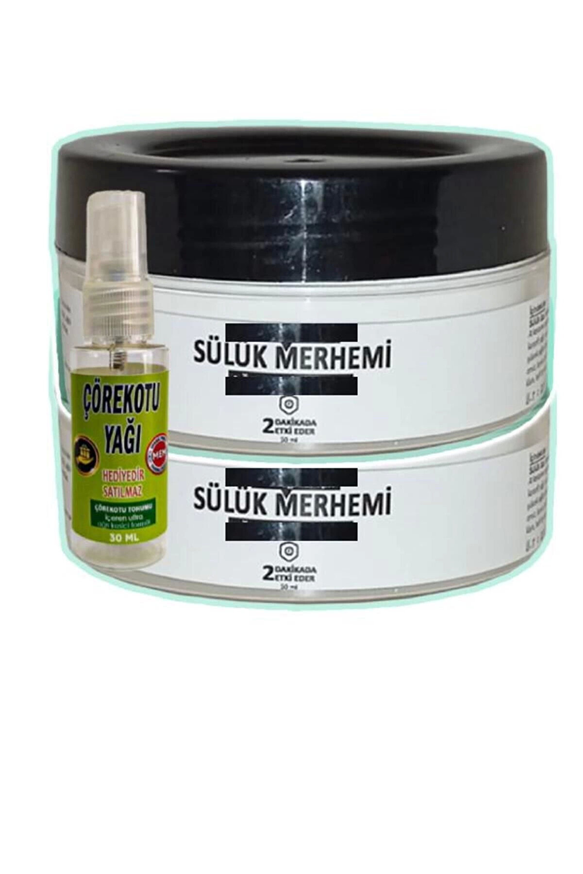 Adoil Sülük Merhemi Bakım Kremi 2x50 ml+30 ml Çörek Otu Yağ ile