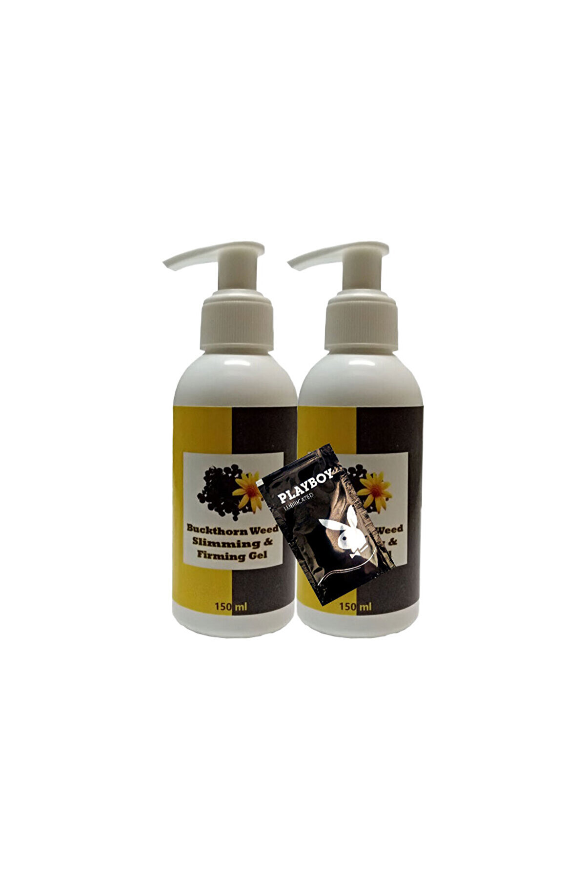 Adoil Buck thorn Weed Slimming Bacak Bel Bakım Masaj Kremi 2x150 ml + 1 Adet Jel ile