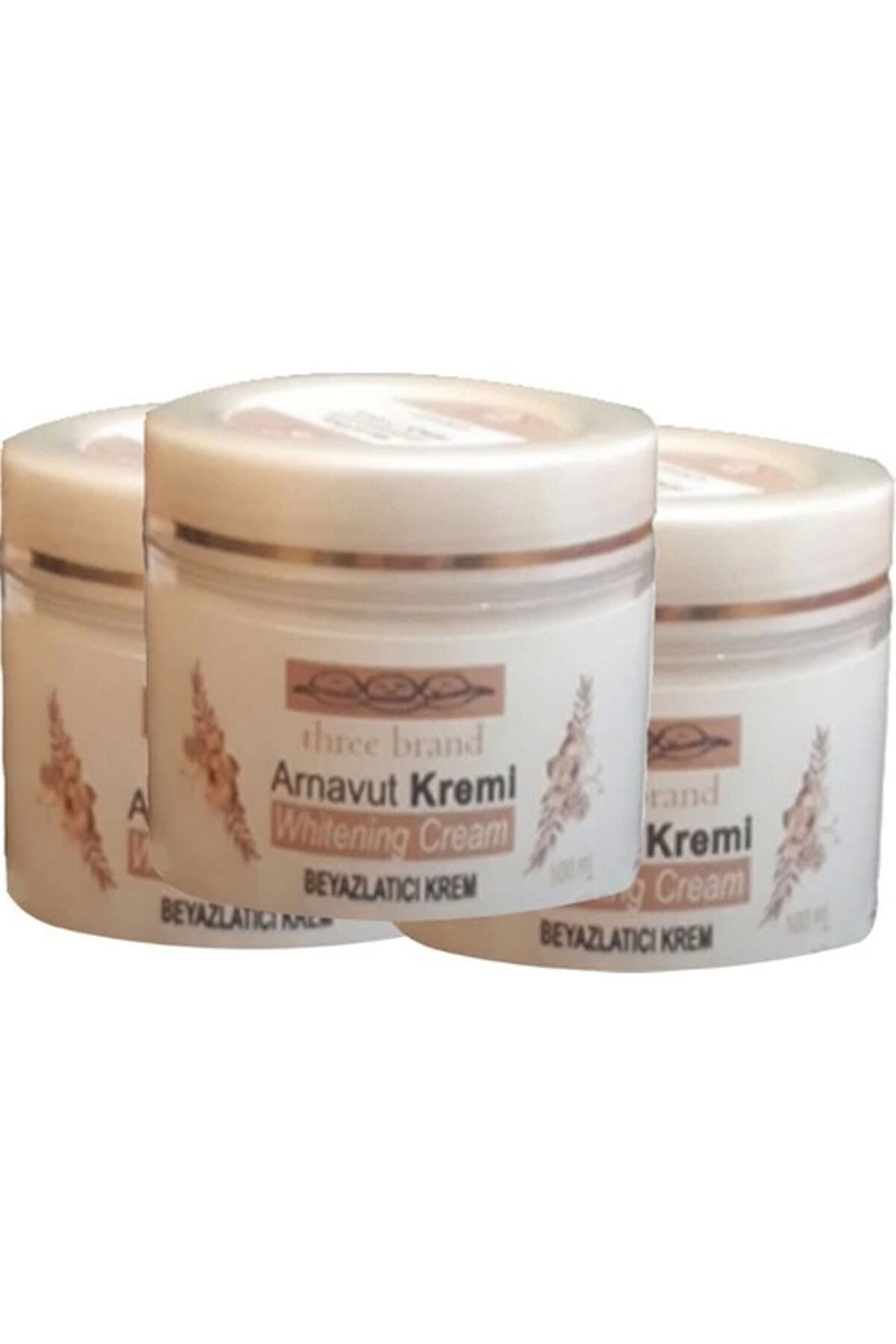 Adoi̇l Three Brand Arnavut Kremi̇ 3L&uuml; Adet Whi̇tens Cream T&uuml;m B&ouml;lge Aklık Kremi̇ 100 Ml