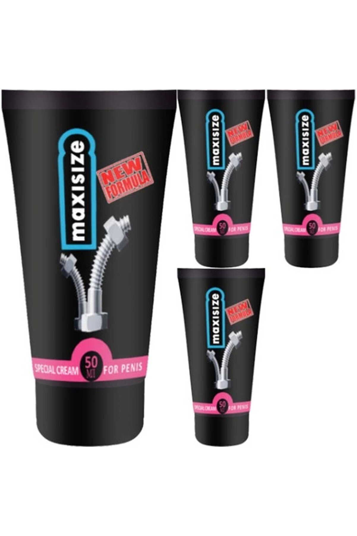 Adoil Maxsize Maxi Size Cream 4 Adet Erkeğe Özel 50 Ml Şekillendirici Canlandırıcı Krem