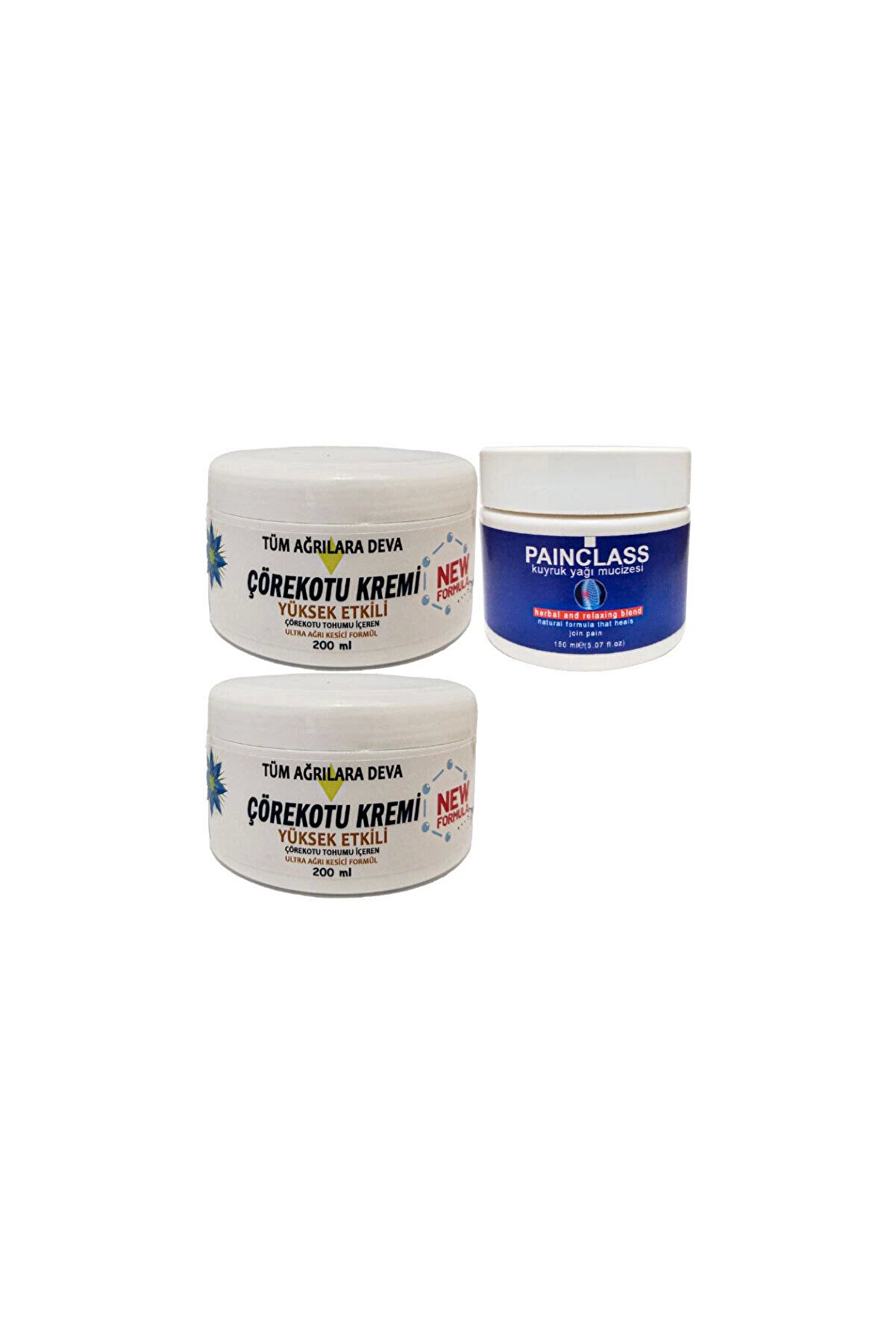 Adoil Çörek Otu Kremi XL Boy 2x200 ml+150 ml PainClass Kuyruk Yağı Kremi