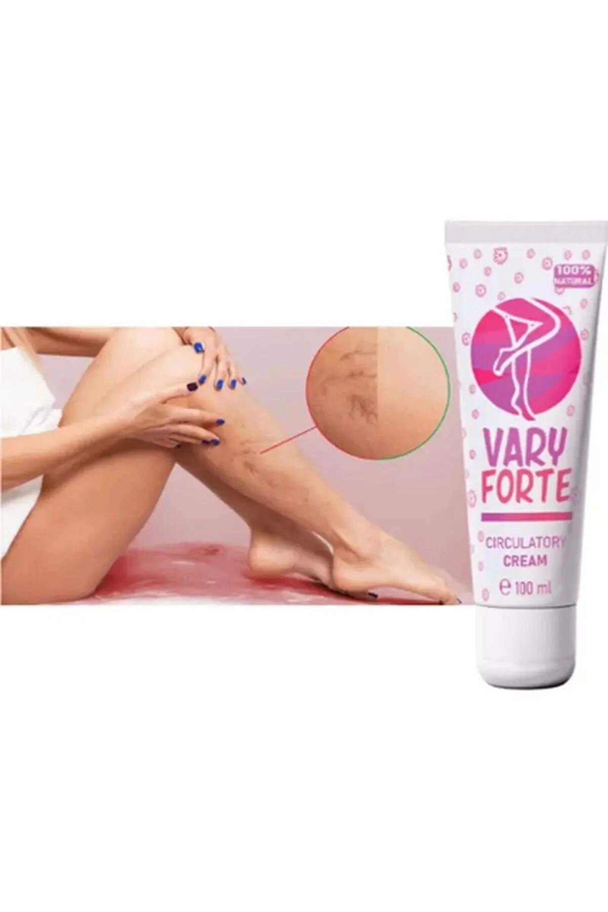Vary Forte Tüp Yoğun Vari̇sleri̇ni̇ze Güçlü Etki̇de Krem 100 Ml