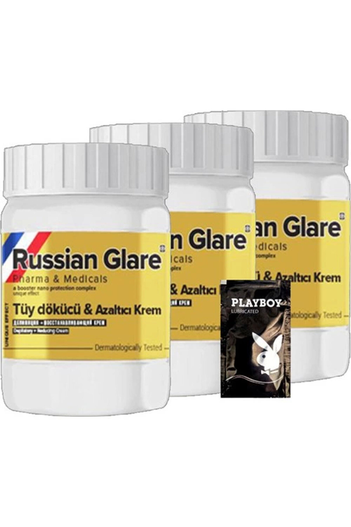 Adoi̇l Rusi̇an Glare Tüy Kremi̇ Nano 3 Adet X 50 Ml Rus Merhemi̇ + Yanında Jel