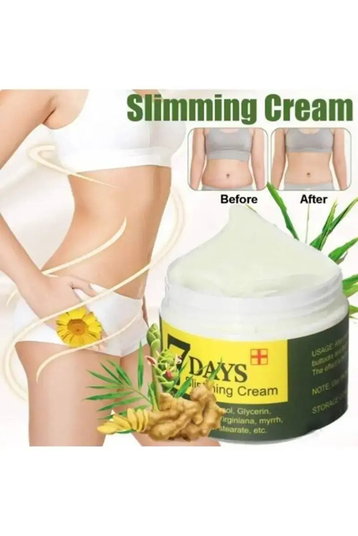 Adoi̇l Seven 7 Days Hi̇ntohu 7 Days Sli̇mmi̇ng Cream Gi̇nger Mi̇racle 100 Ml V&uuml;cut Bakım Kremi̇ Zencefi̇l 1 Adet