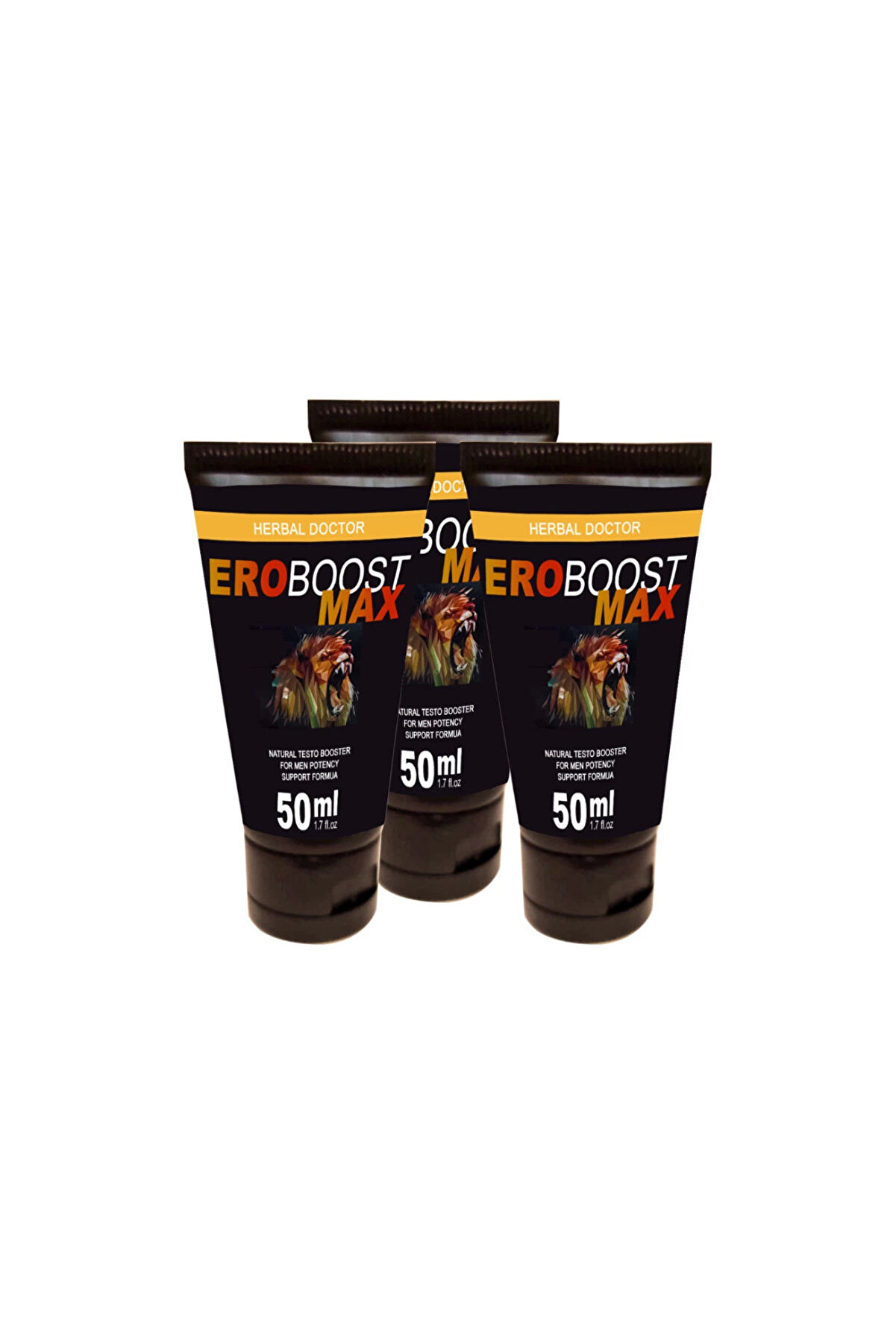 Adoil EroBoost MaxTesto 3 Tane 50 ml Cream Boyut Harici Uygulama Kremi