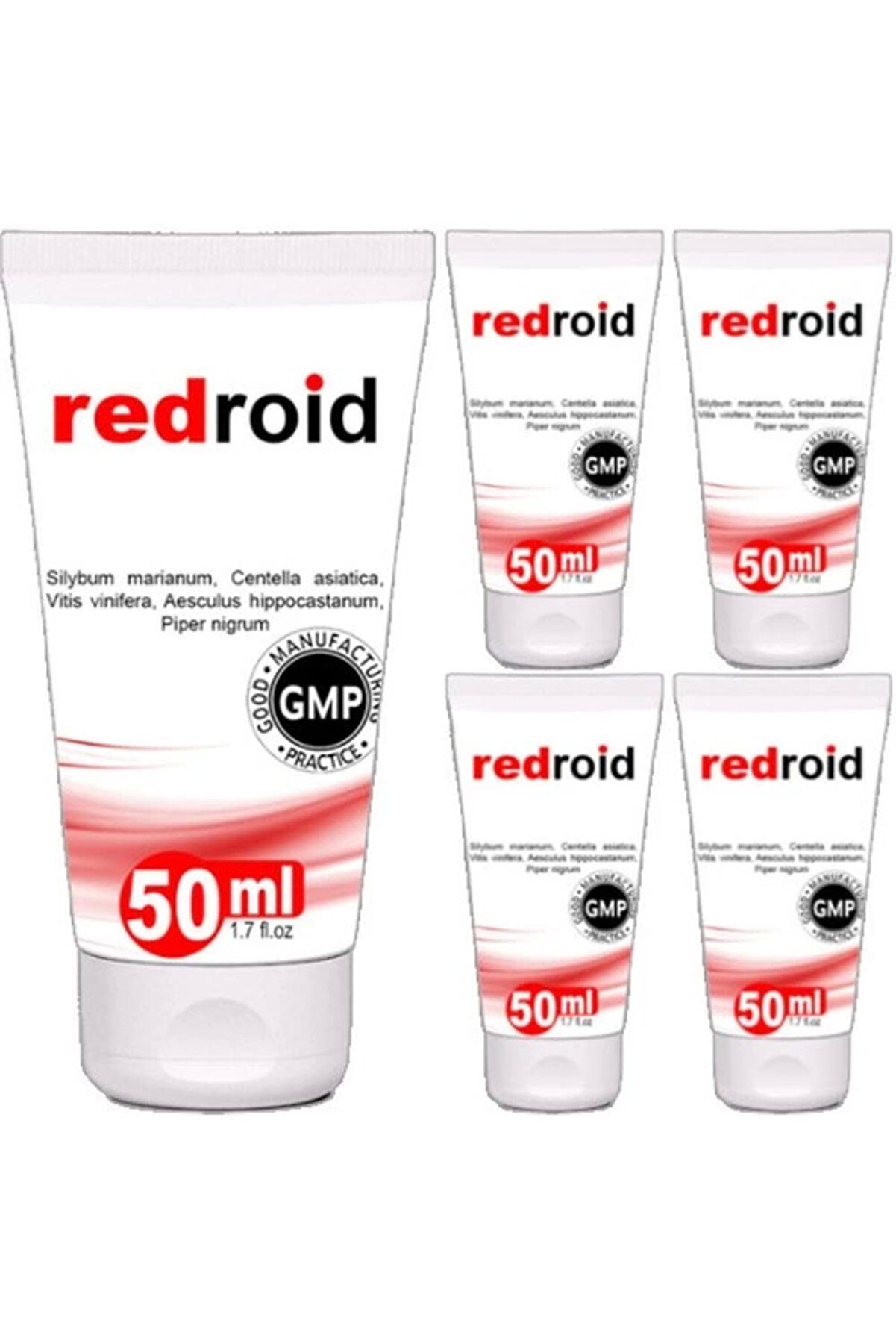 Adoil Redroid 5li Paket Rahatlatıcı Masaj Kremi 50 ml Özel Krem