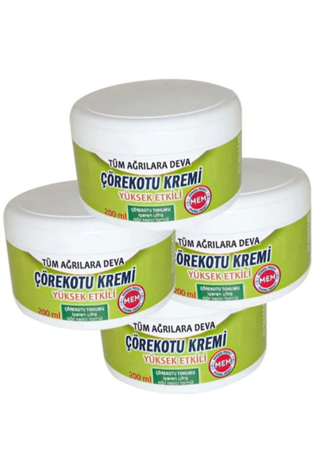 Adoil Mem &Ccedil;&ouml;rek Otu Kremi Green Box 200 ml x 4 adet