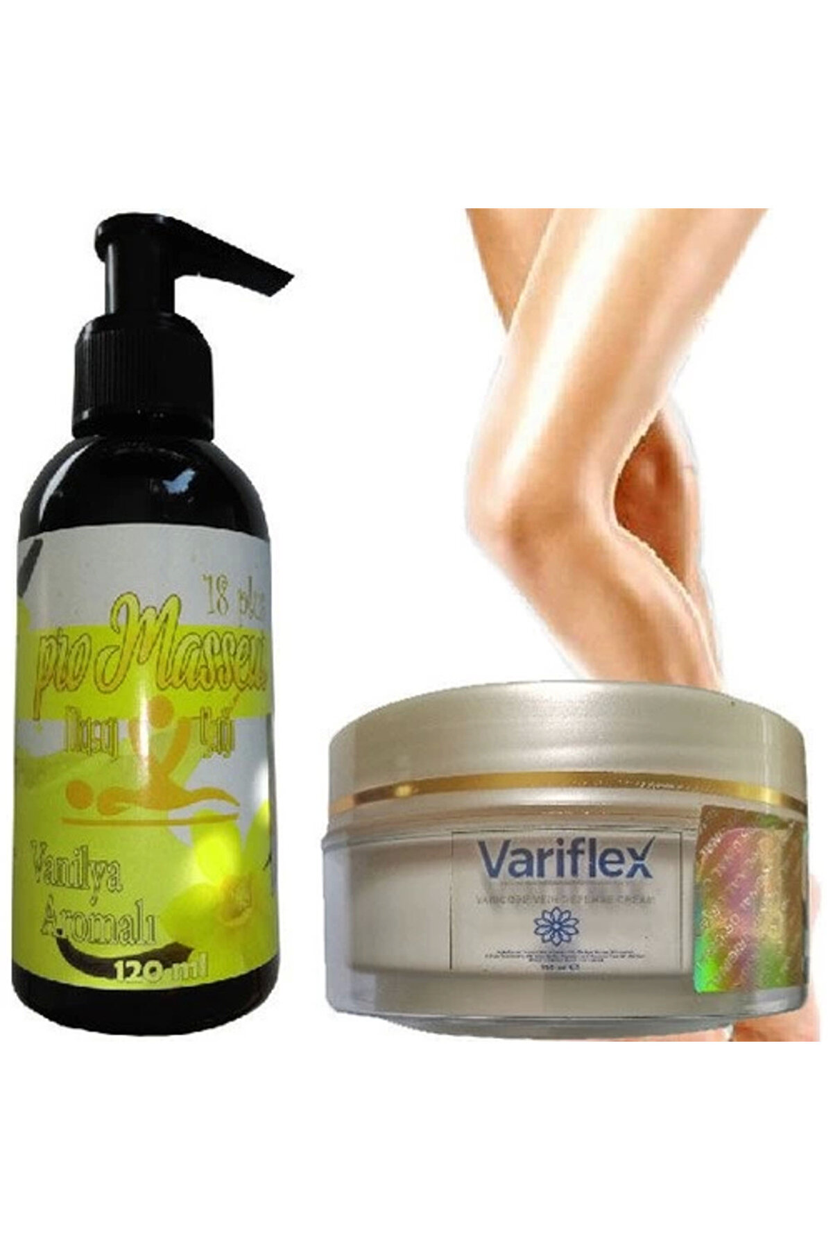Adoil Promasseur Plus Vanilya Aromalı Masaj Yağı-Variflex Krem ile