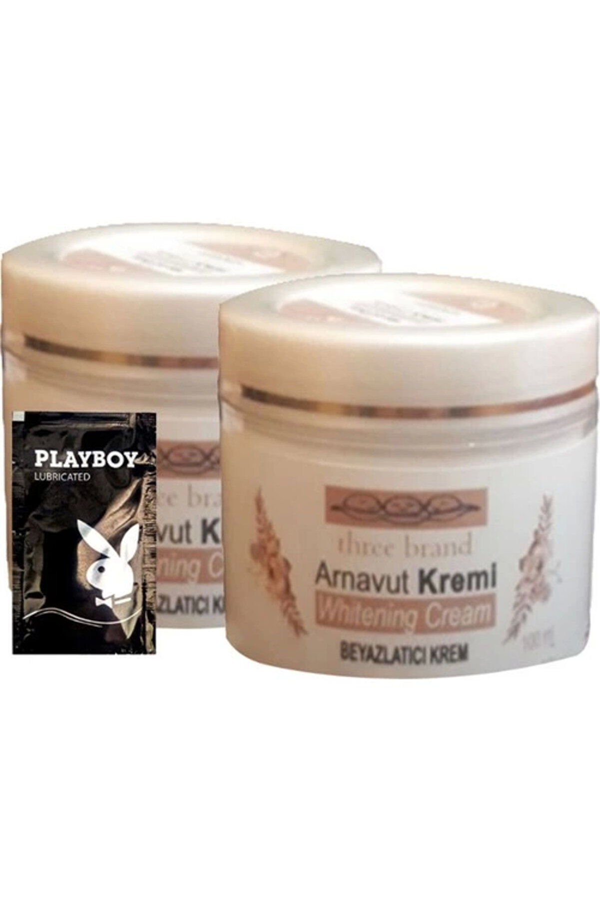 Adoil Three Brand Arnavut Kremi 1+1 Whitening Cream Aklık Kremi 100 ml + 1 Tane Hediye Jel