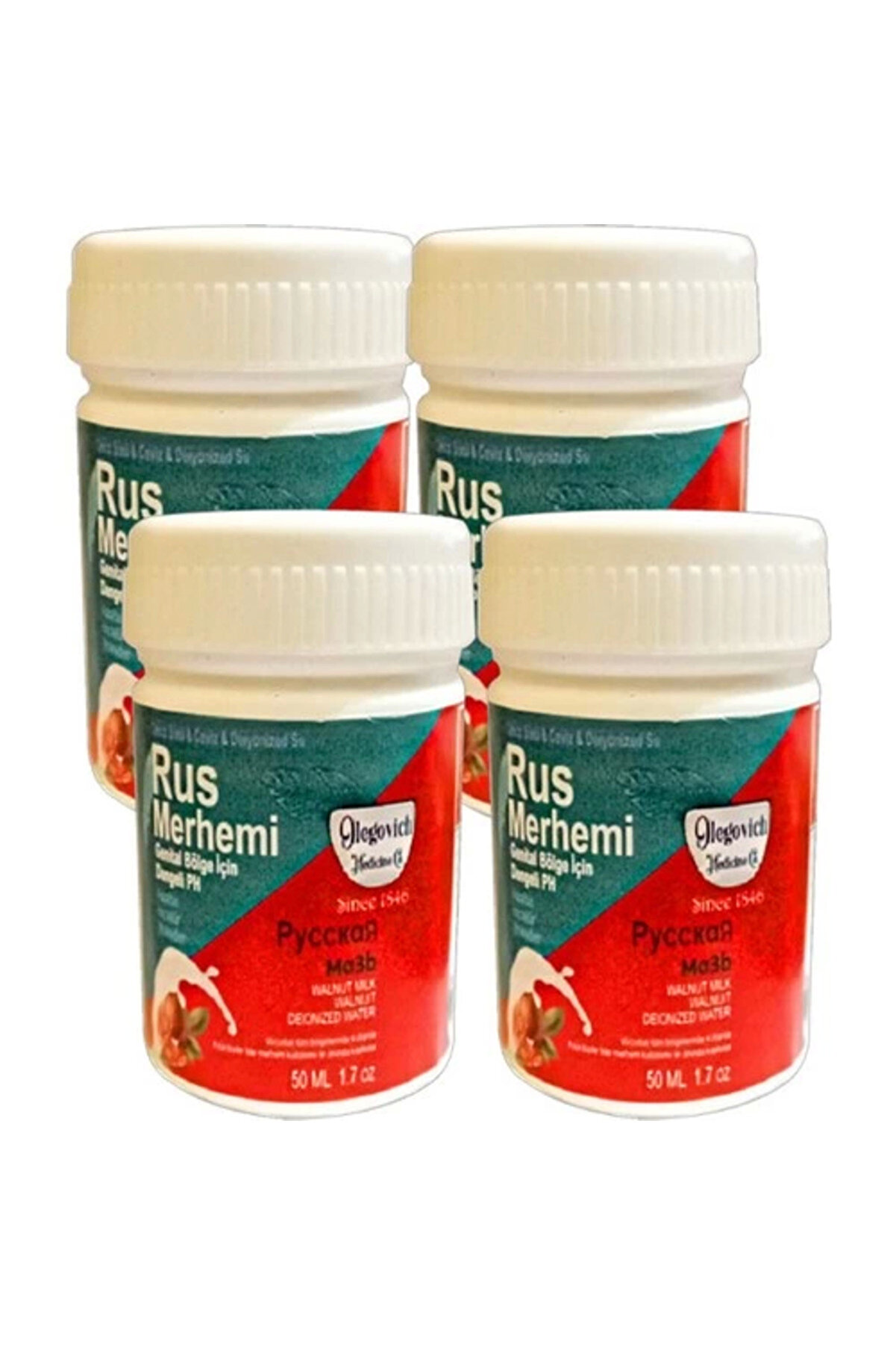 Adoil Glegnd Özel Yerler Tüylere Krem Valnut Milk & Walnut 4 Adet Russ Merhemi 50 ml Kadın