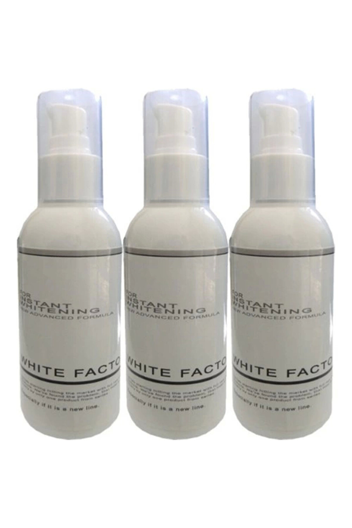 Adoi̇l Whi̇te Factor 3 Adet Whi̇te Factor For Instant Whi̇teni̇ng Beyazlatıcı A&ccedil;ıcı / 3X120 Ml Krem