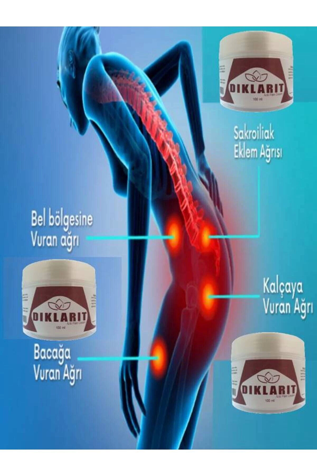 Di̇klari̇t Rahatlatıcı Bakım-Onarım Kremi̇ 100 Ml X 2 Adet