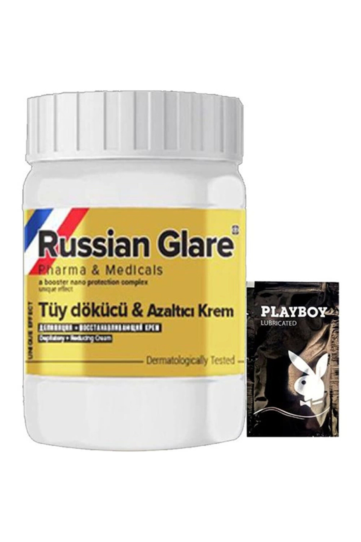 Adoil Playboy Rusian Glare Nano 50 ml Rus Merhemi Tüy Dökücü Azaltıcı Krem + Yanında Jel