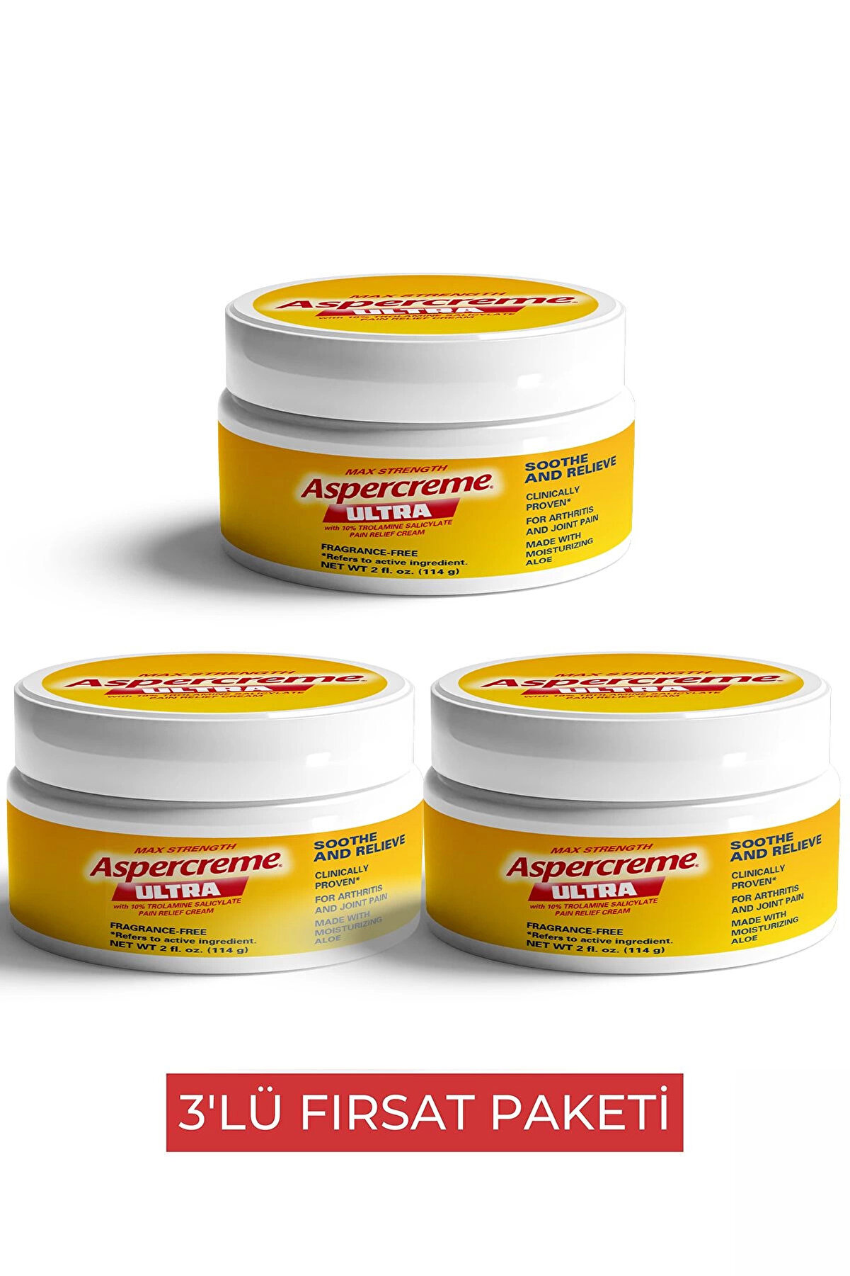 Adoi̇l Aspercreme Ultra Masaj Kremi̇ 3 Adet