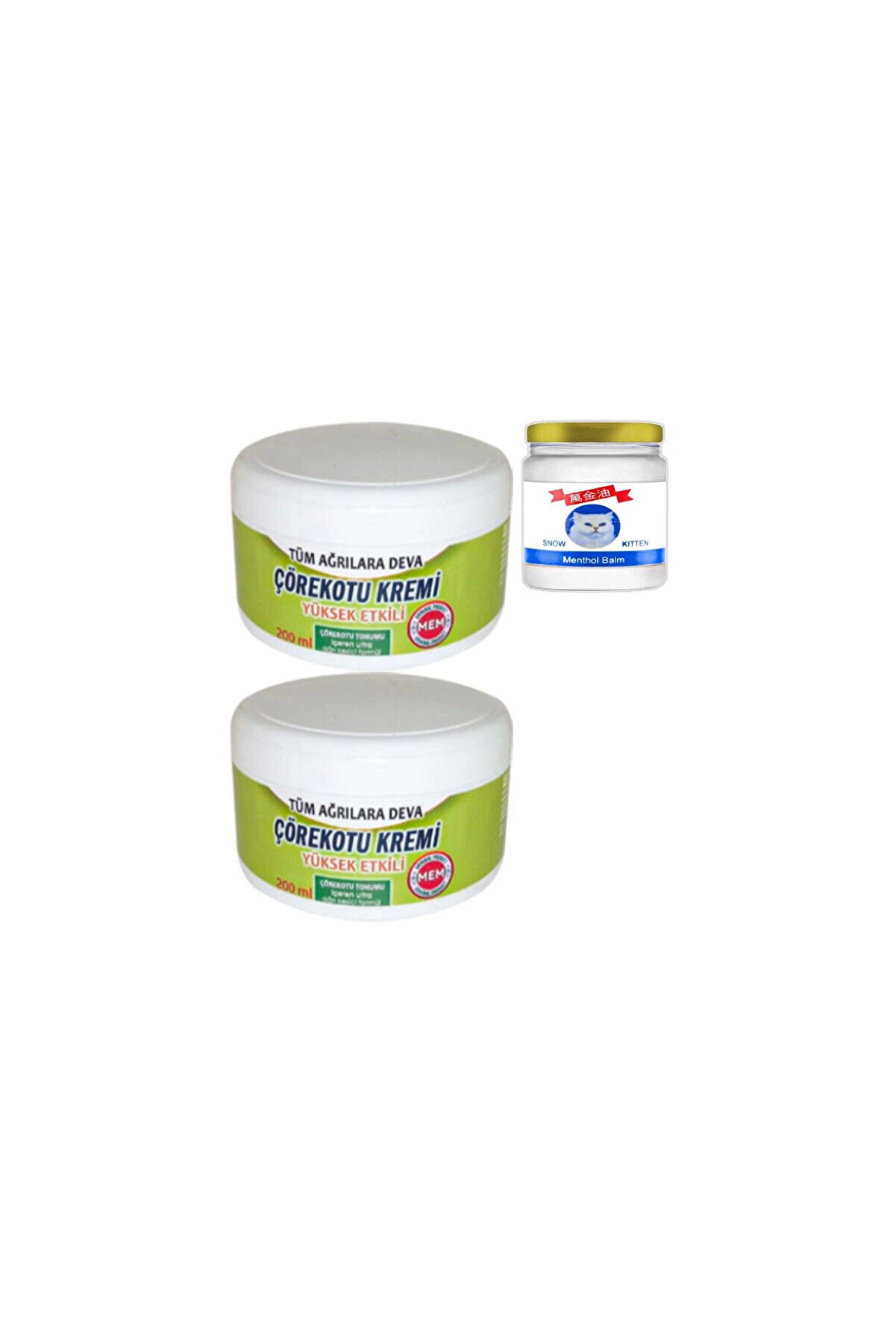 Adoil Çörek Otu Rahatlama XL Boy Krem 2x200 ml+50 ml Snow Kitten Krem