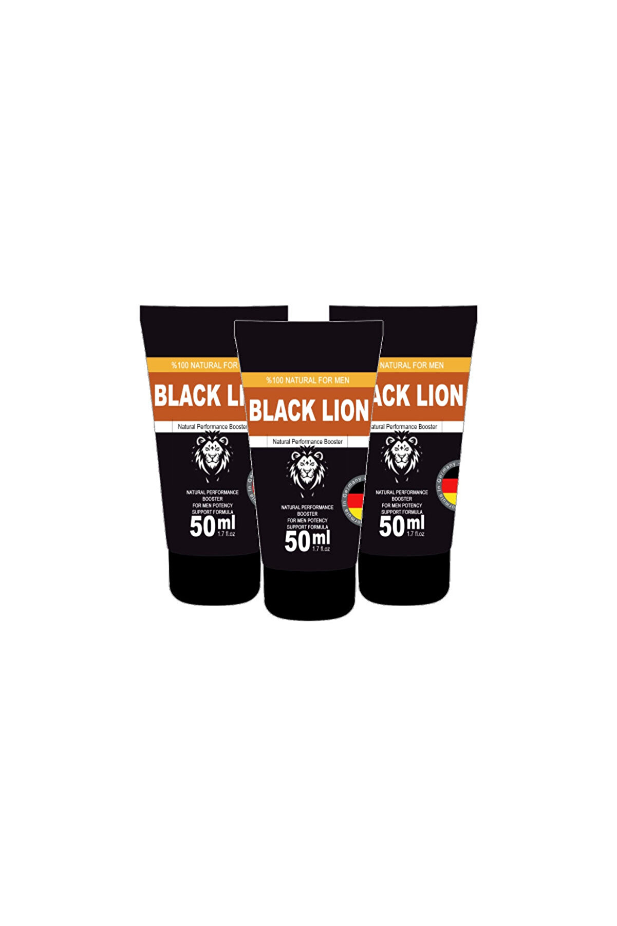 Adoi̇l Black Li̇on 50 Ml 3 Adet Men Booster Krem Erkeklere Özel Anlar İçi̇n Hareketlendi̇ri̇ci̇ Krem