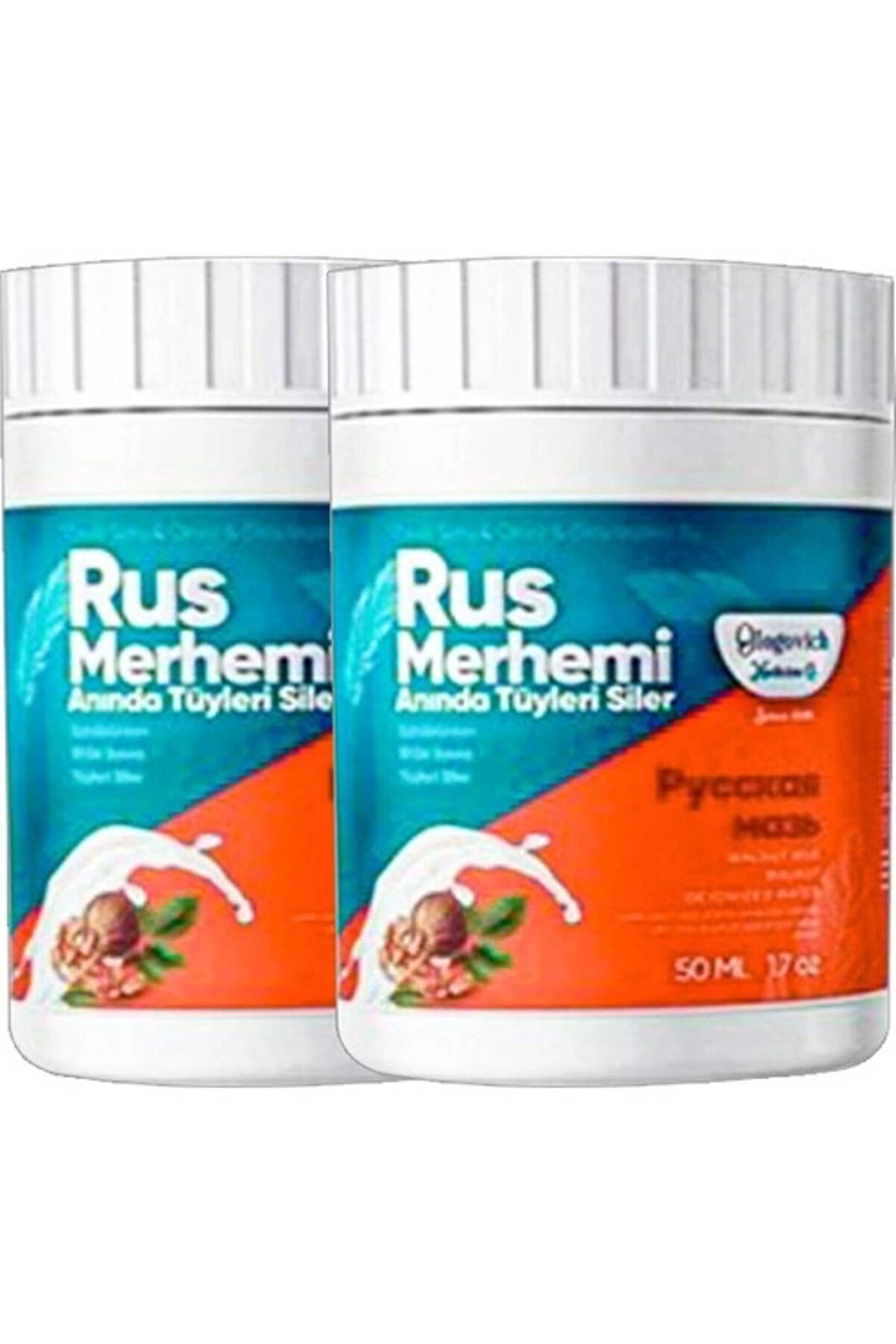 Adoil Glegnd Turquoise 2li Adet Glegnd Ceviz & Ceviz Sütü Russ Merhemi 50 ml Tüylere Krem