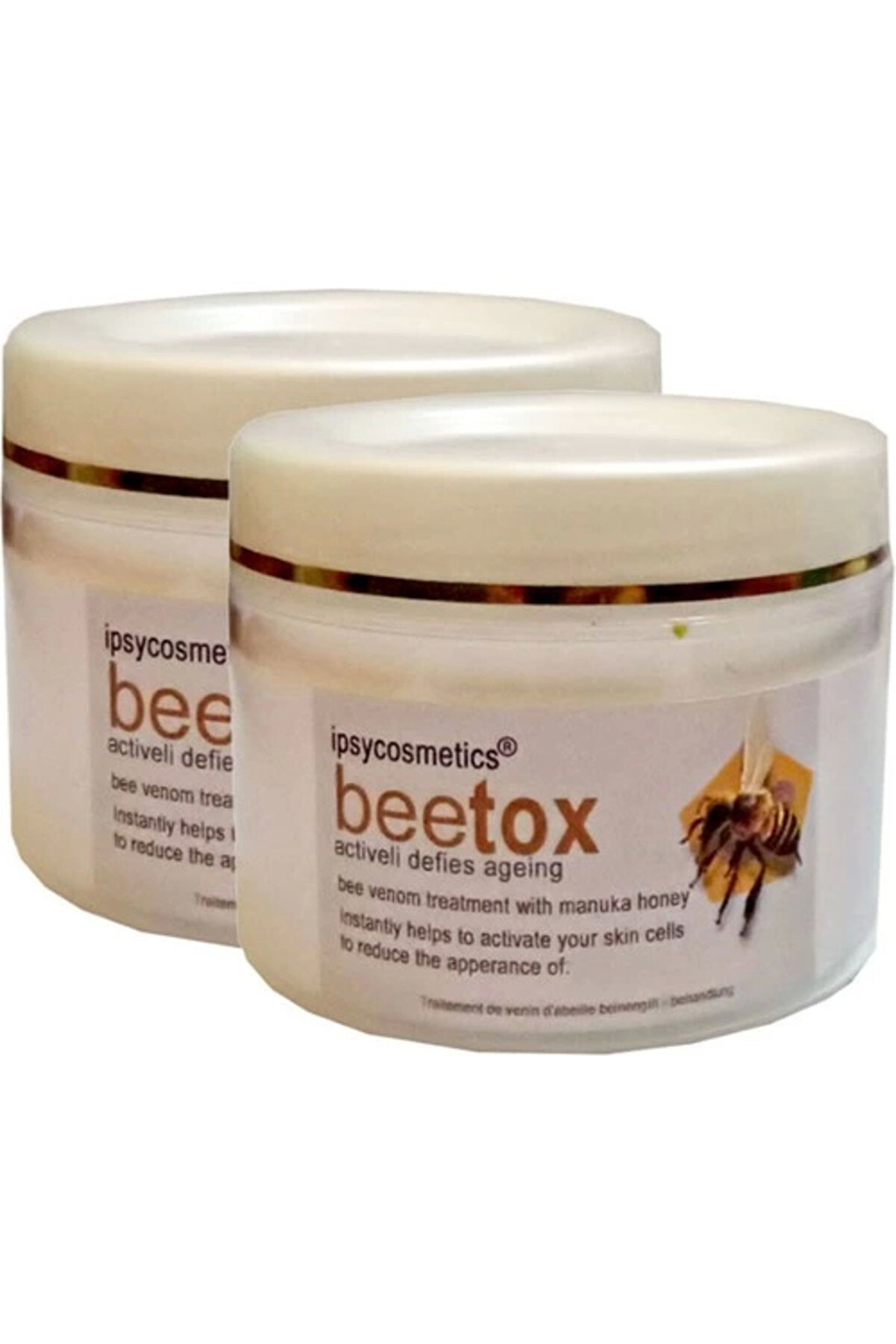 Adoil İpsycosmetics Beetox Doğal Arı Özü - Yüz Cilt Dekolte Boyun Kremi 100 ml x 2 adet