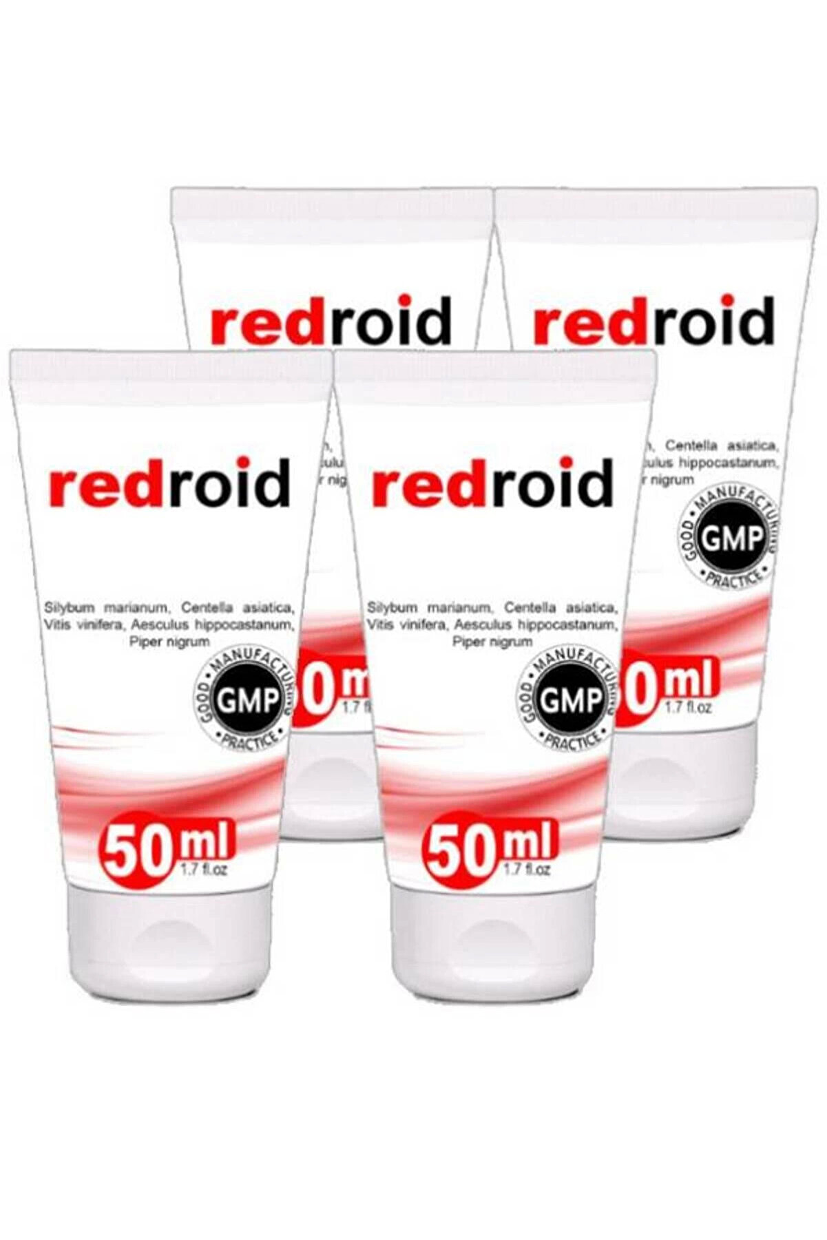 Adoil Redroıd Doğal Özel Masaj Bakım Kremi 50 ml x 4 adet