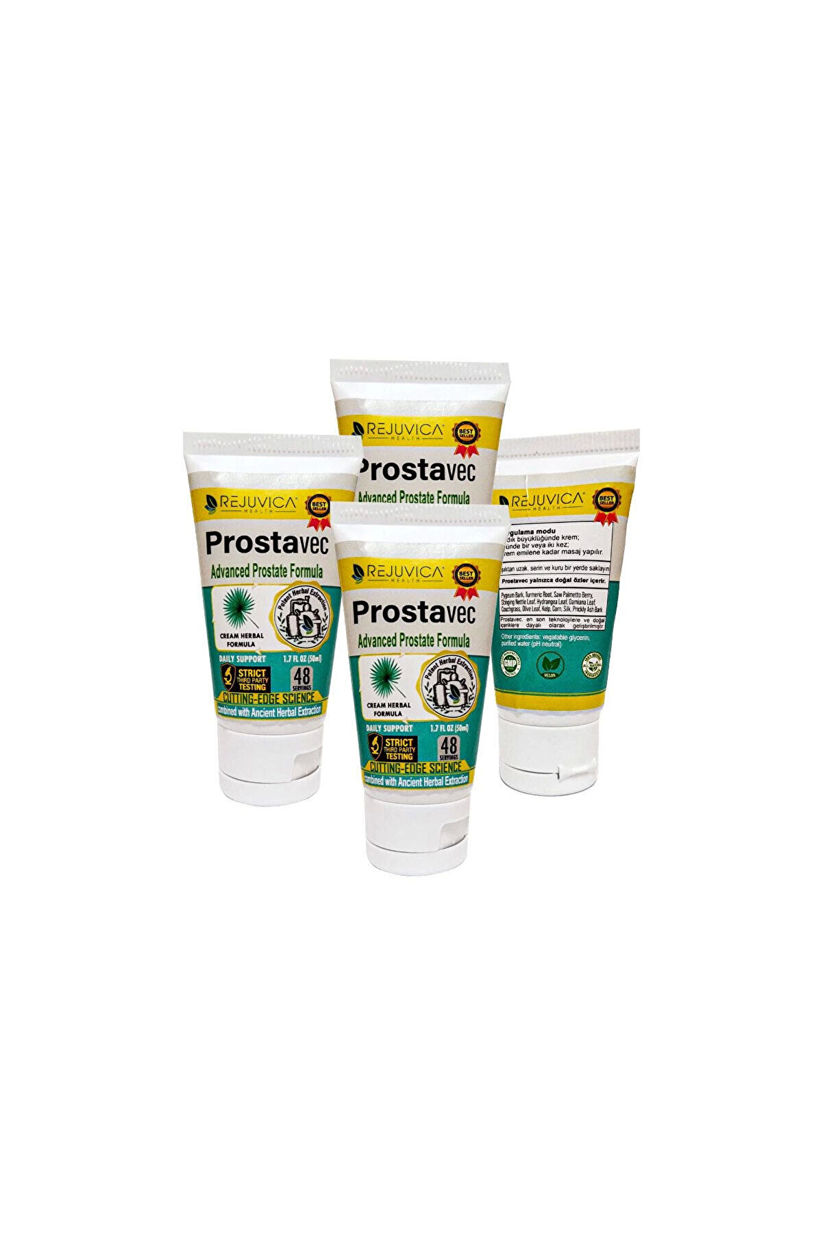 Adoil Prostavec Cream 50 ml 4 Adet / Erkeklerin Özel Sorununa Destekleyici Krem