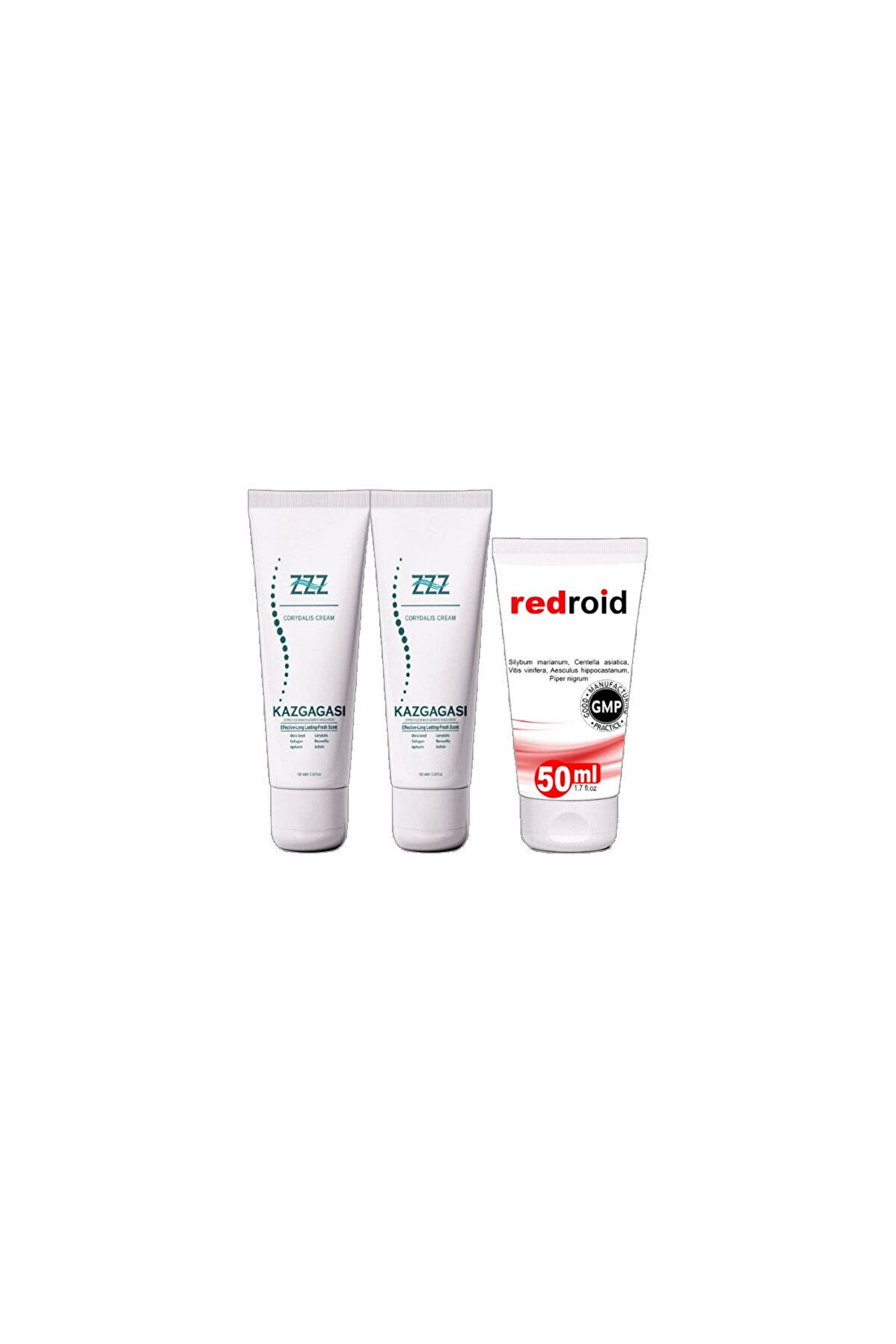 Adoil Kaz Gagası Kremi 2x100 ml Rahatlatıcı +Redroid Rahatlatıcı için Bakım Kremi 1x50 ml