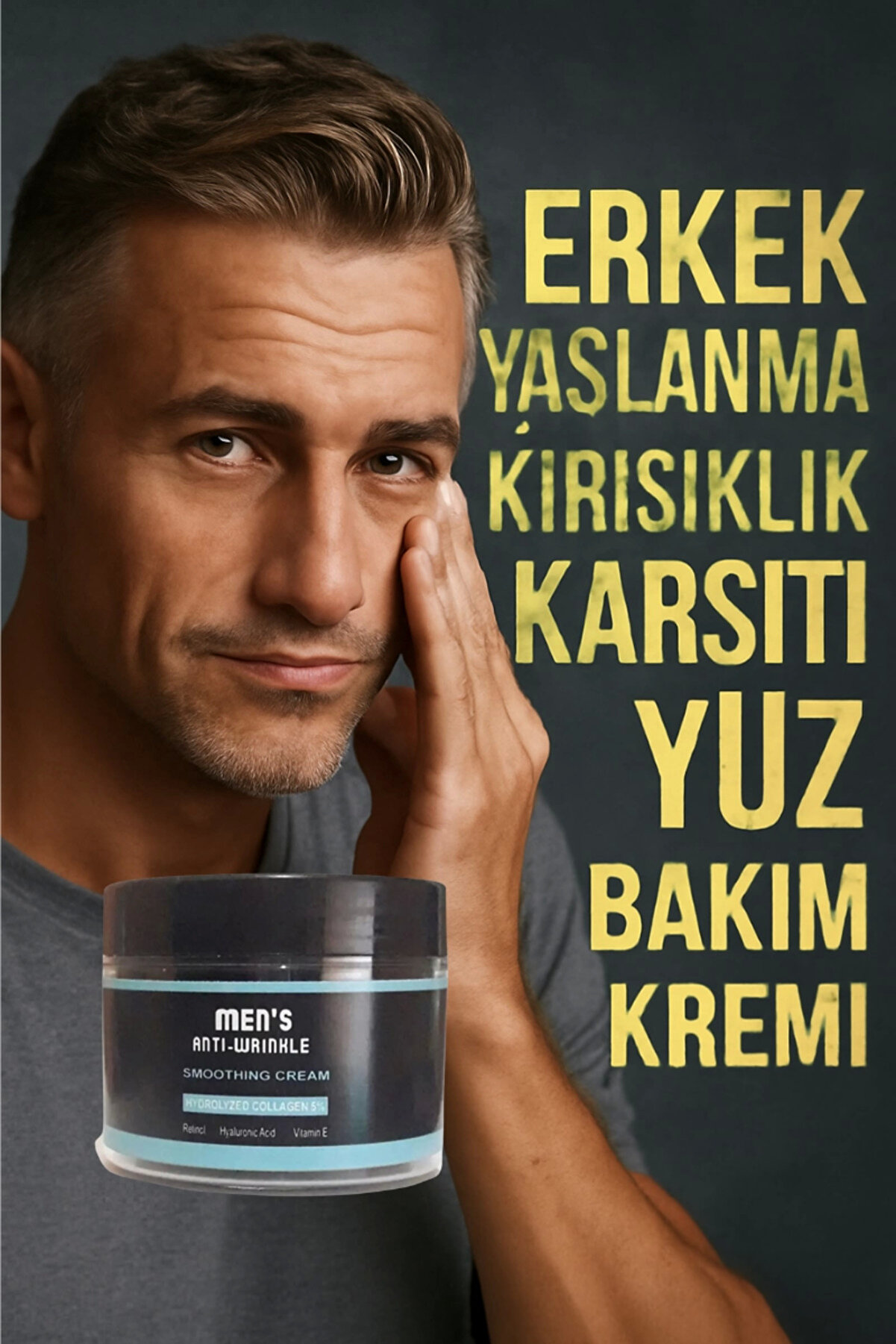 Adoi̇l Men S Anti̇-Wri̇nkle Cream Erkek Yaşlanma Kırışıklık Karşıtı Yüz Bakım Kremi̇ 100 Ml