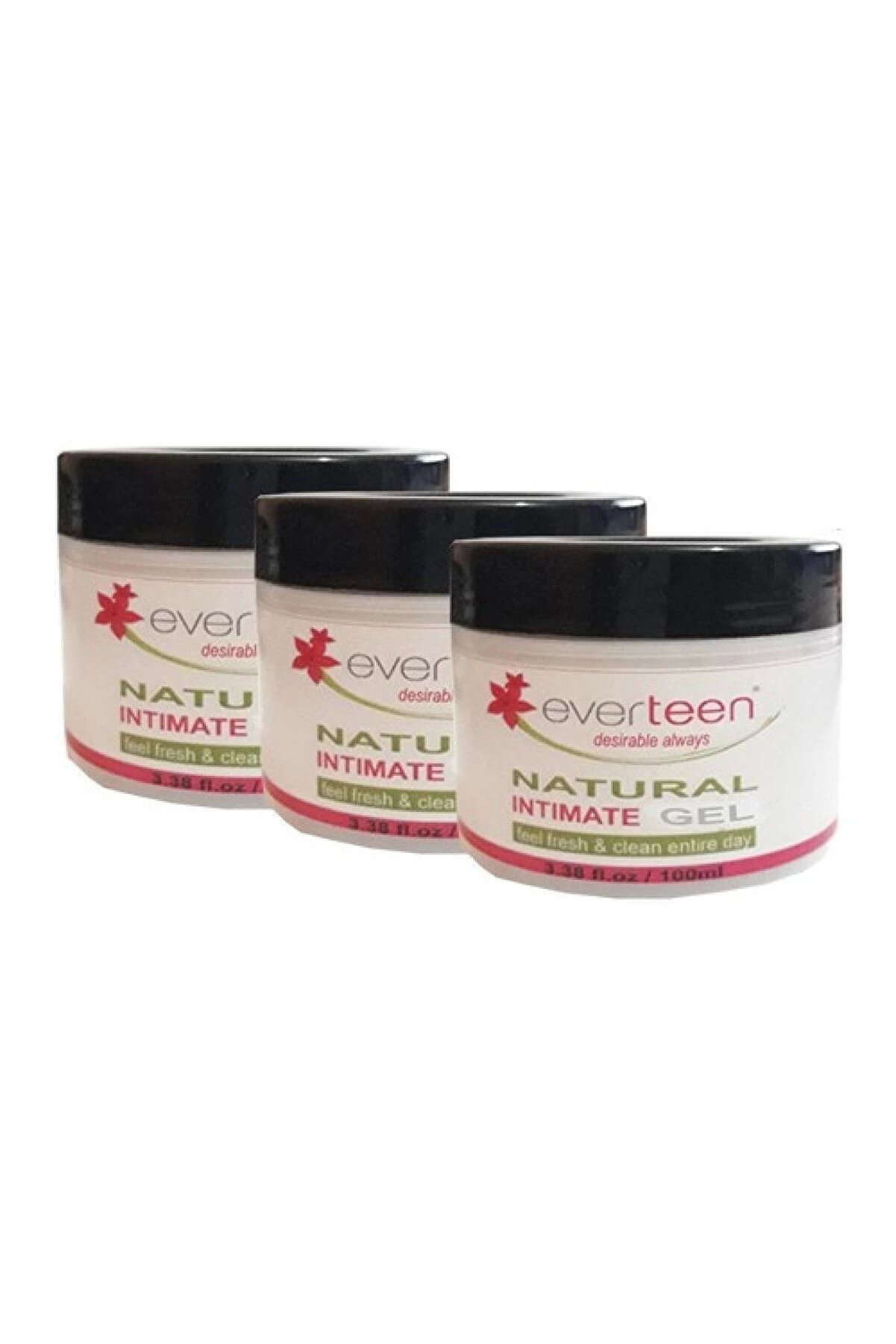 Adoi̇l Everteen Natural Inti̇mate Gel Bayanlara &Ouml;zel Geni̇tal B&ouml;lge Temi̇zleme Jeli̇ 100 Ml.- 3 Adet