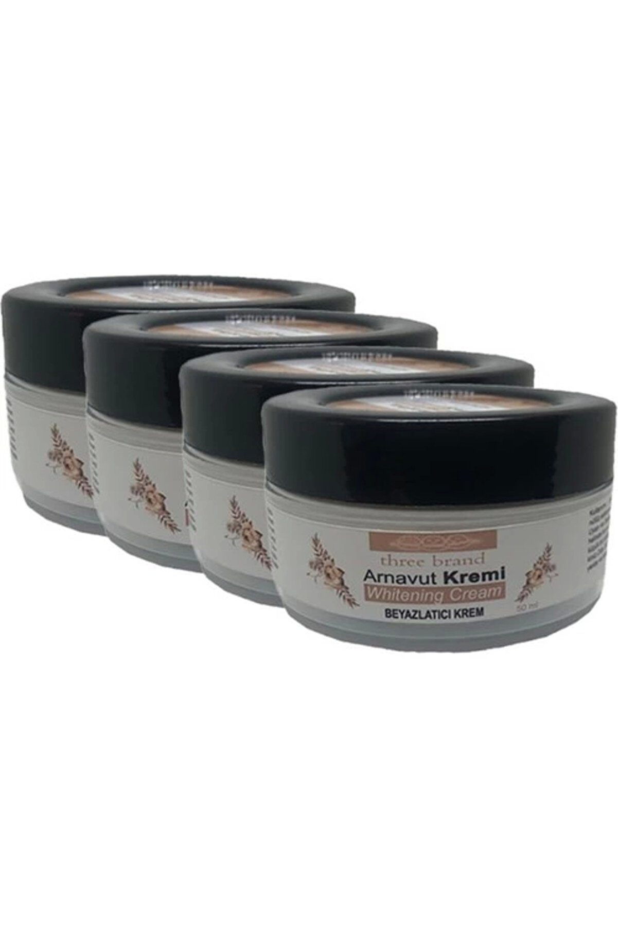 Adoi̇l Three Brand 4L&uuml; Adet Arnavut Kremi̇ Whi̇tens Cream T&uuml;m B&ouml;lge Aklık Kremi̇ 50 Ml Hazn926000419