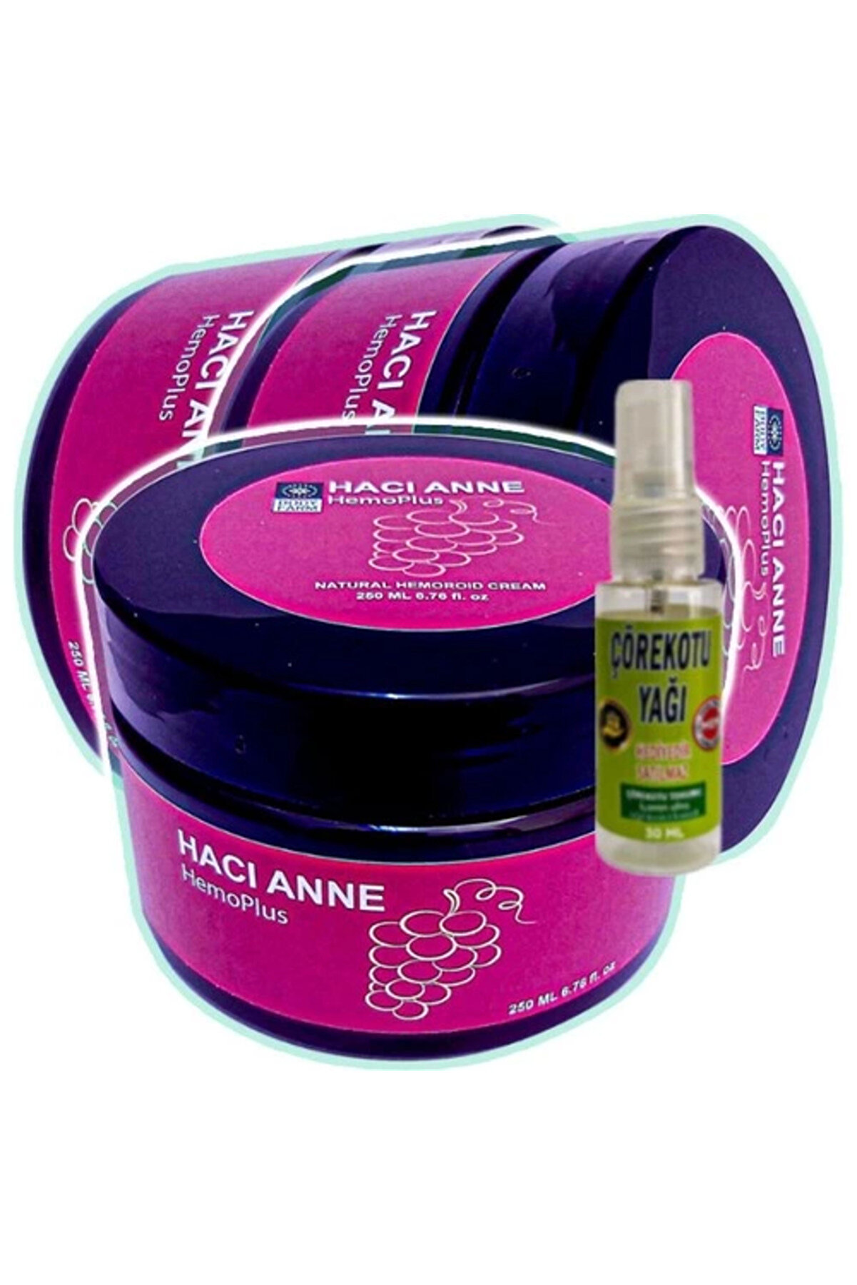 Adoi̇l Hemoplus Hacı Anne Bakım Kremi̇ 200 Ml X 3 Adet + Çörek Otu Yağı 30 Ml