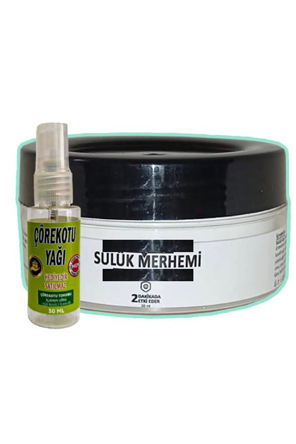 Adoil Sülük Merhemi Bakım Kremi 50 ml+30 ml Çörek Otu Yağ ile