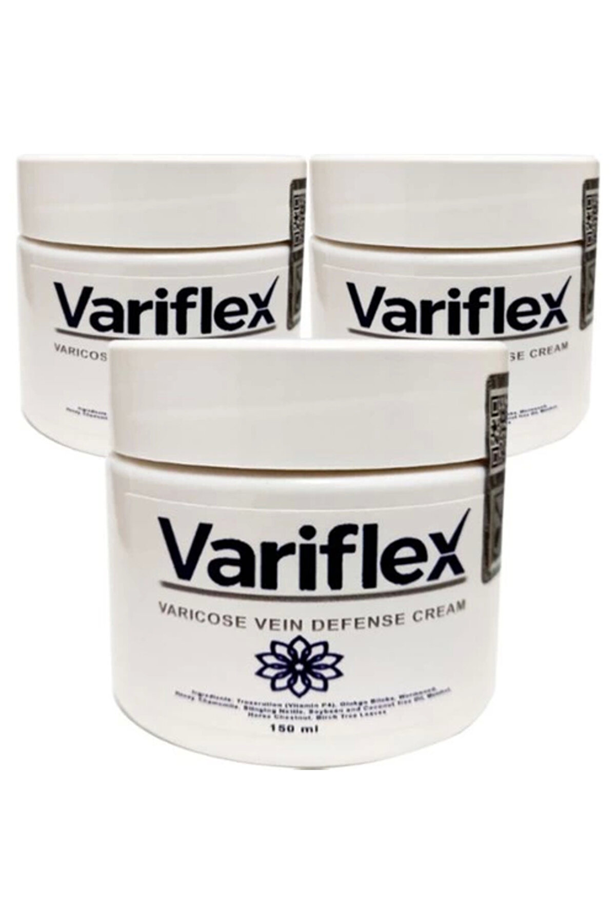 Adoil Variflex 3Adet 150 ml Varicosel Cream Büyük Boy Bacaklara Krem
