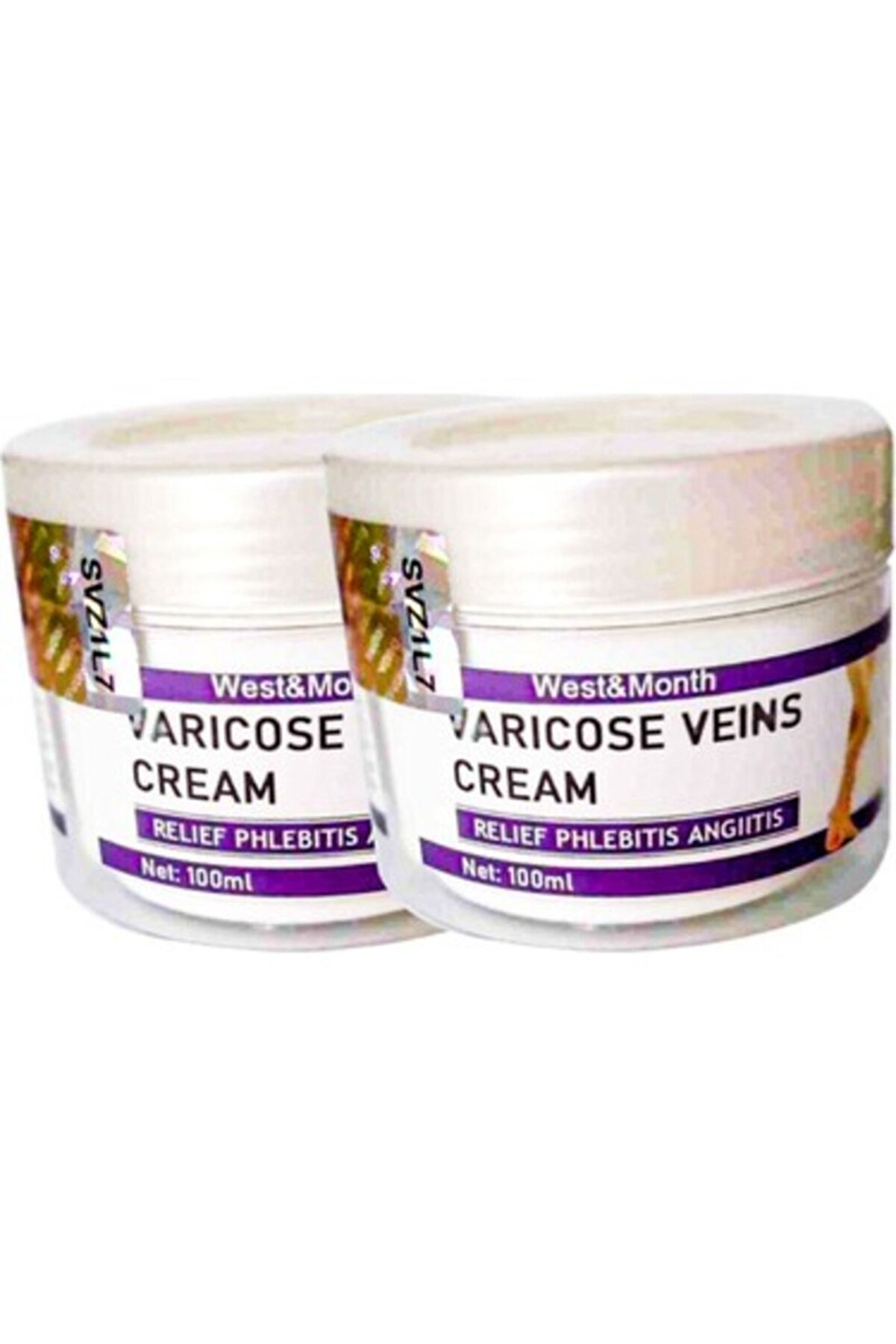 Cream West&Month Selüli̇t Karşıtı Bacak Önleyi̇ci̇ Bakım Kremi̇ 100 Ml X 2 Adet