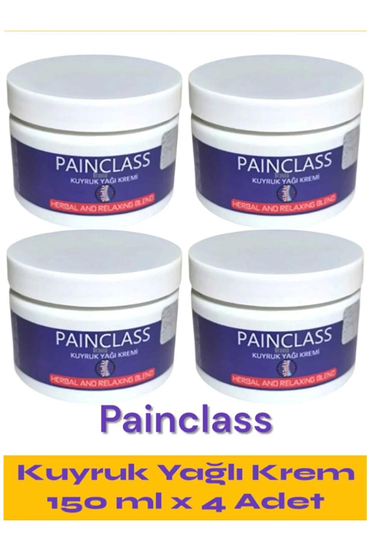 Adoil Kuyruk Yağı Kremi Rahatlatma Kremi büyük boy 150 ml x 4 adet