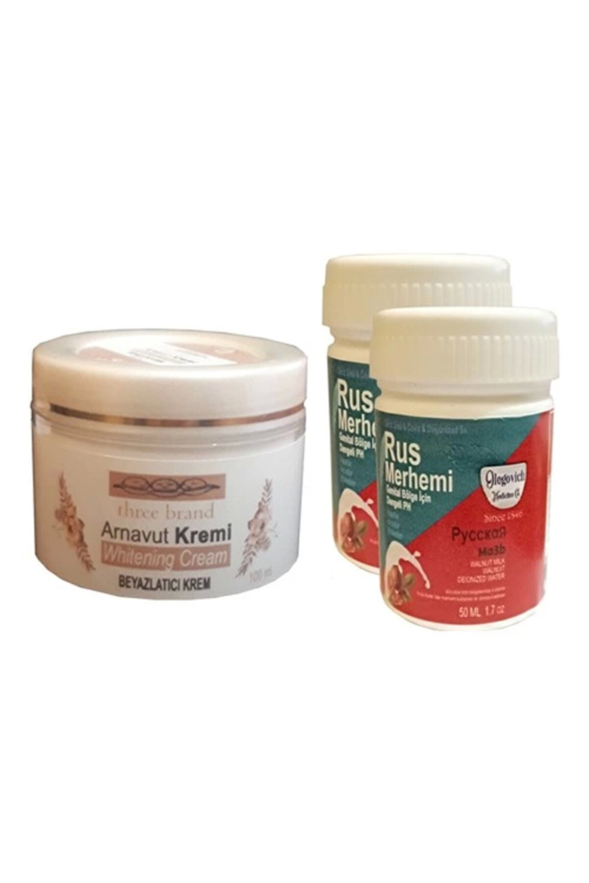 Adoi̇l Three Brand Arnavut Kremi̇ + Rus Merhemi̇ 50 Ml