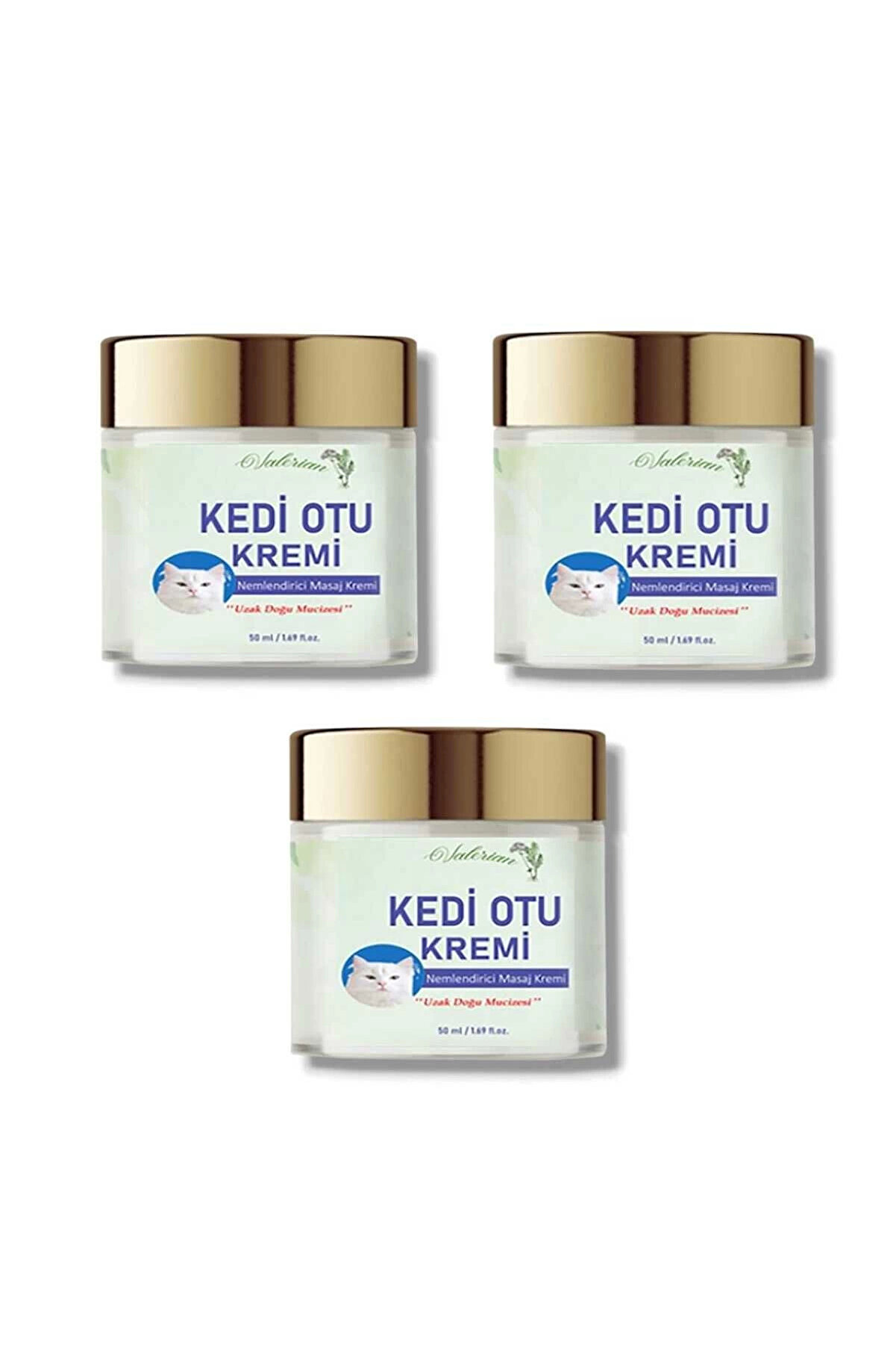 Adoil Kedi Otu Kremi Uzak Doğu Mucizesi Doğal Etkili Rahatlatıcı Krem 50 ML X 3 Adet