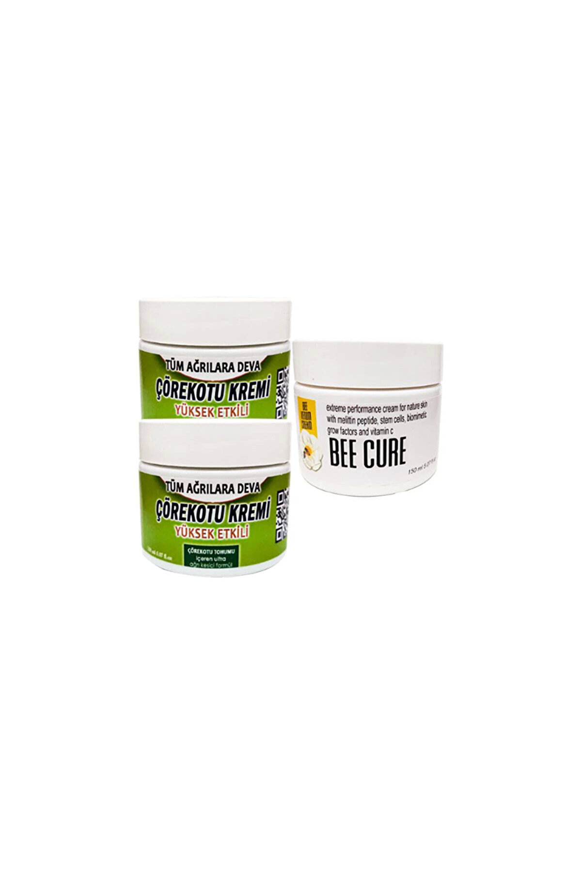 Adoil Çörek Otu Rahatlatıcı Mesaj Kremi 2 x 100 ml - Bee Cure Krem 150 ml