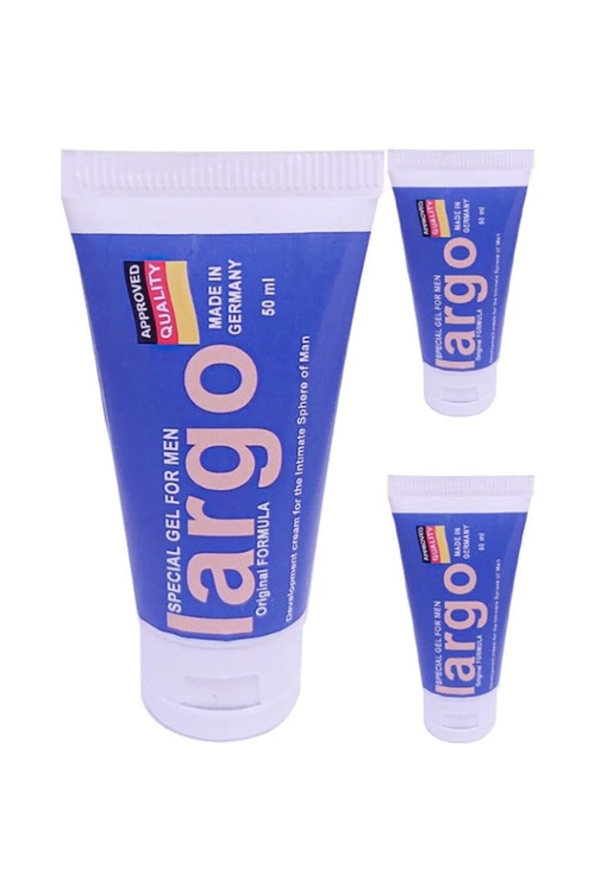 Adoil Largo Xxl Cream 3 Adet 60 ml Erkeklere Özel En Boy Çap Boyut Şekillendirici Krem