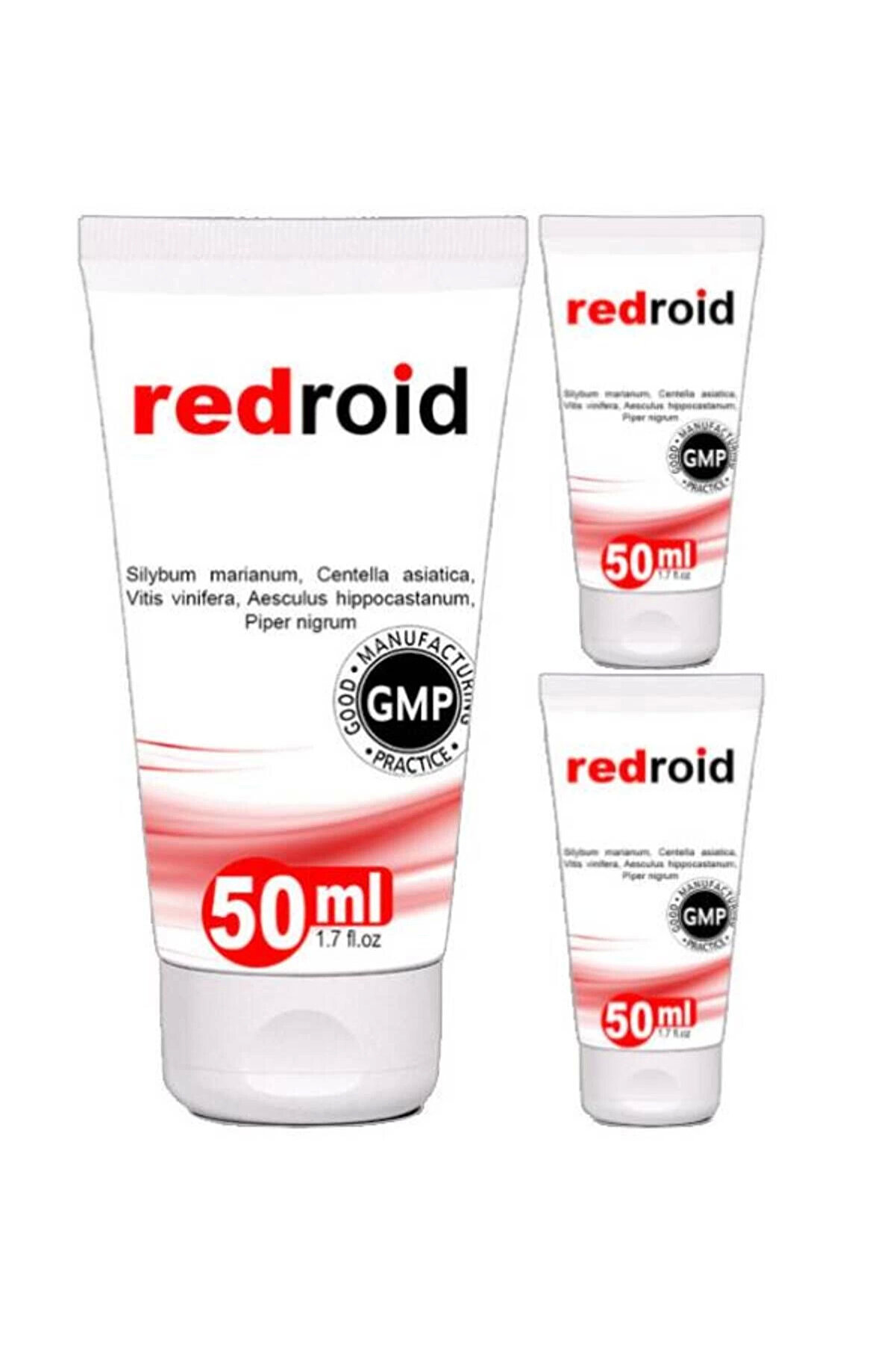 Adoil Redroıd Doğal Özel Masaj Bakım Kremi 50 ml x 3 adet