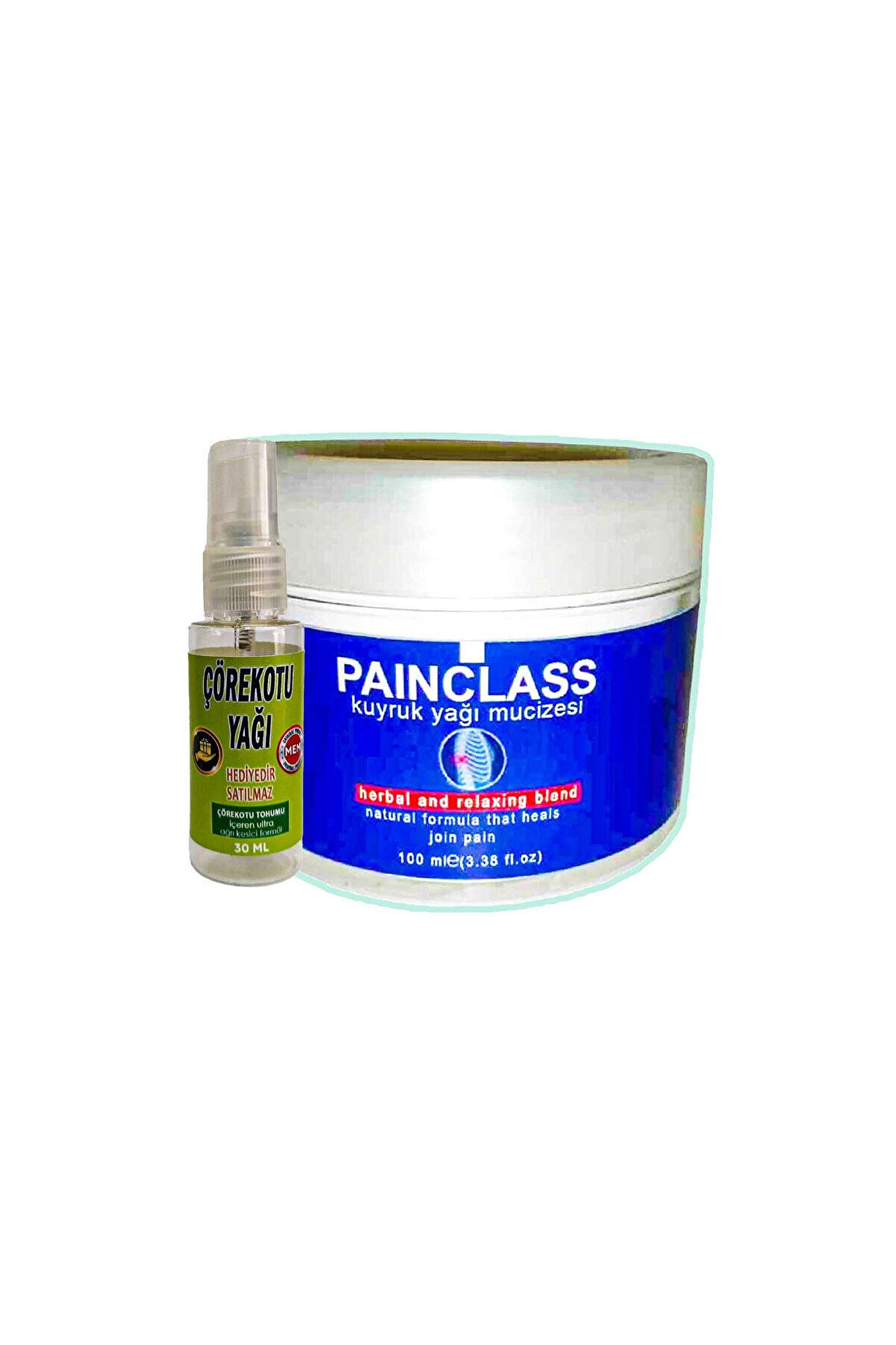 Adoil Painclass Rahatlatıcı Kuyruk Yağı Bakım Kremi 100 ml+30 ml Çörek Otu Yağı ile