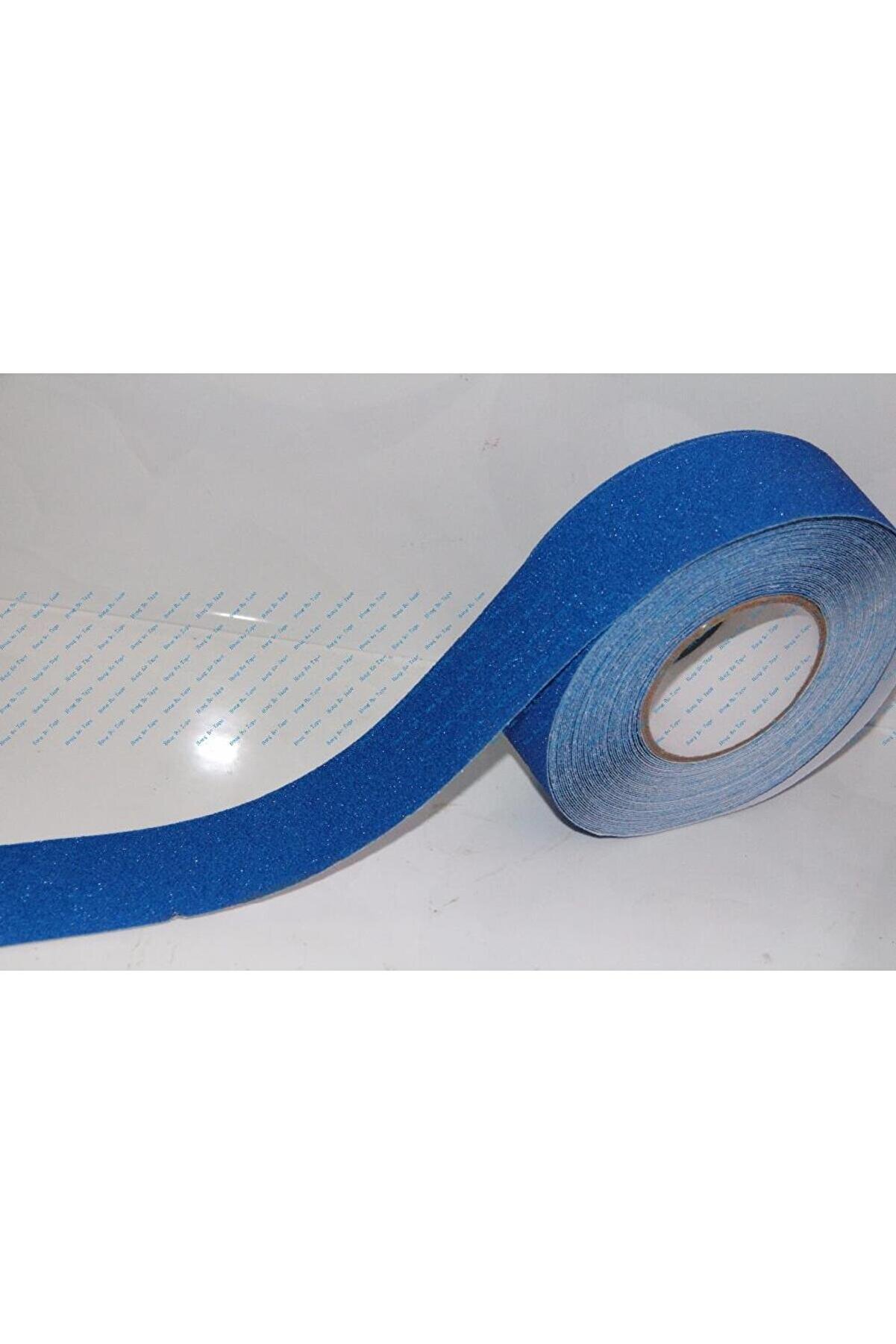 evimdeyokyok Mavi Merdiven ve Zemin Kaydırmaz Kaymaz Bant 50mm x 25mt